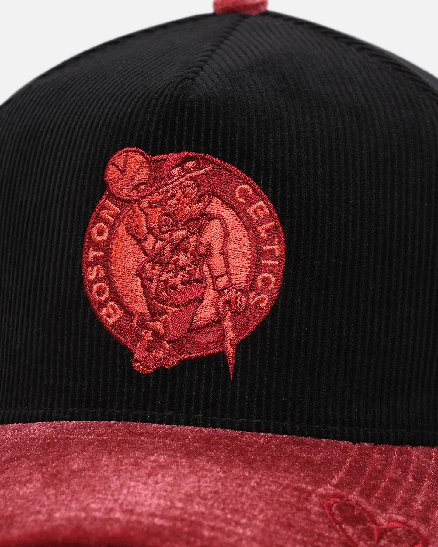 New Era Boston Celtics 'Velvet Cord Certified Lover' 9FORTY A-Frame Premium Corduroy Snapback Violet - Image 2