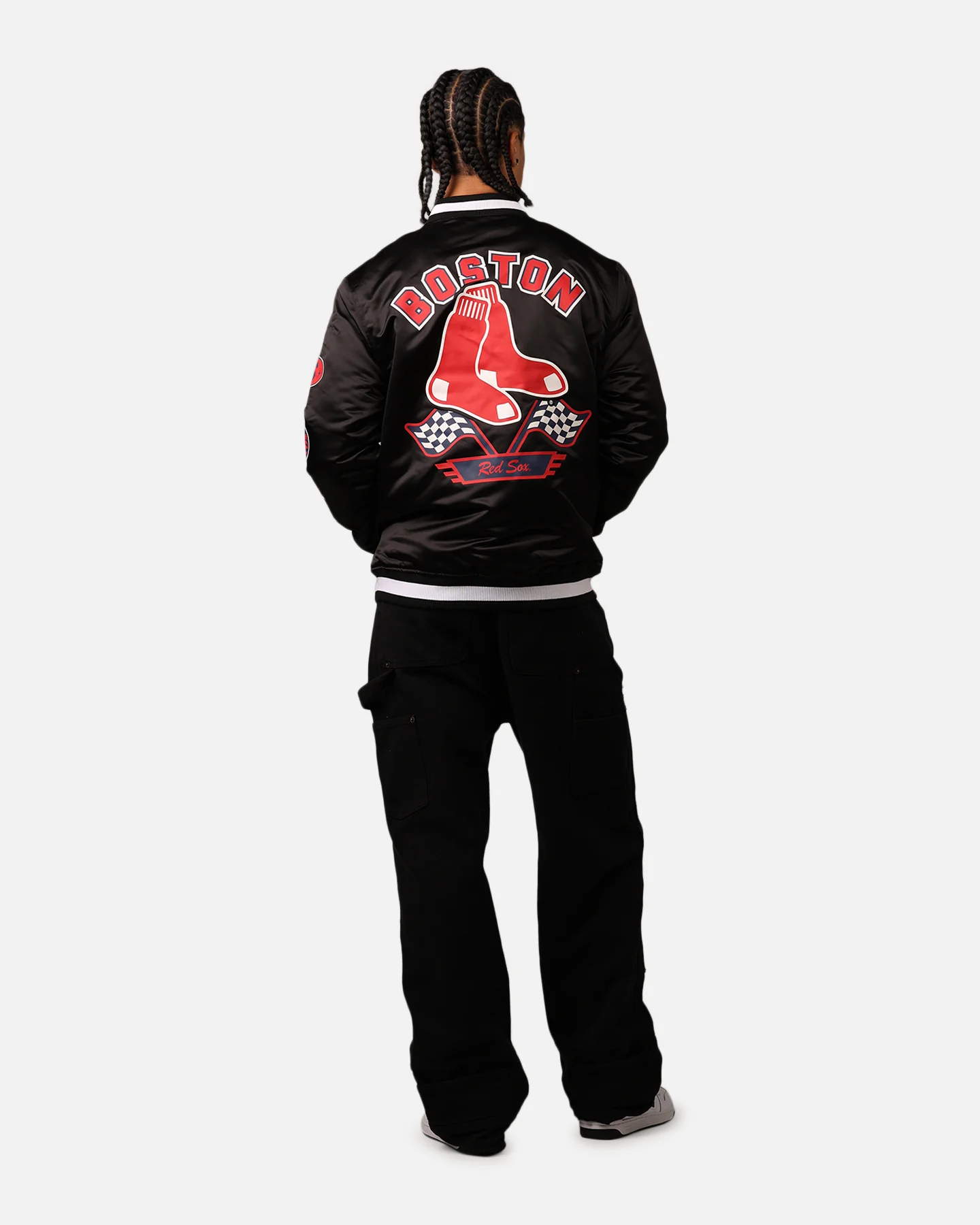New Era Boston Red Sox 2024 Rally Drive Jacket Black/White - Image 6
