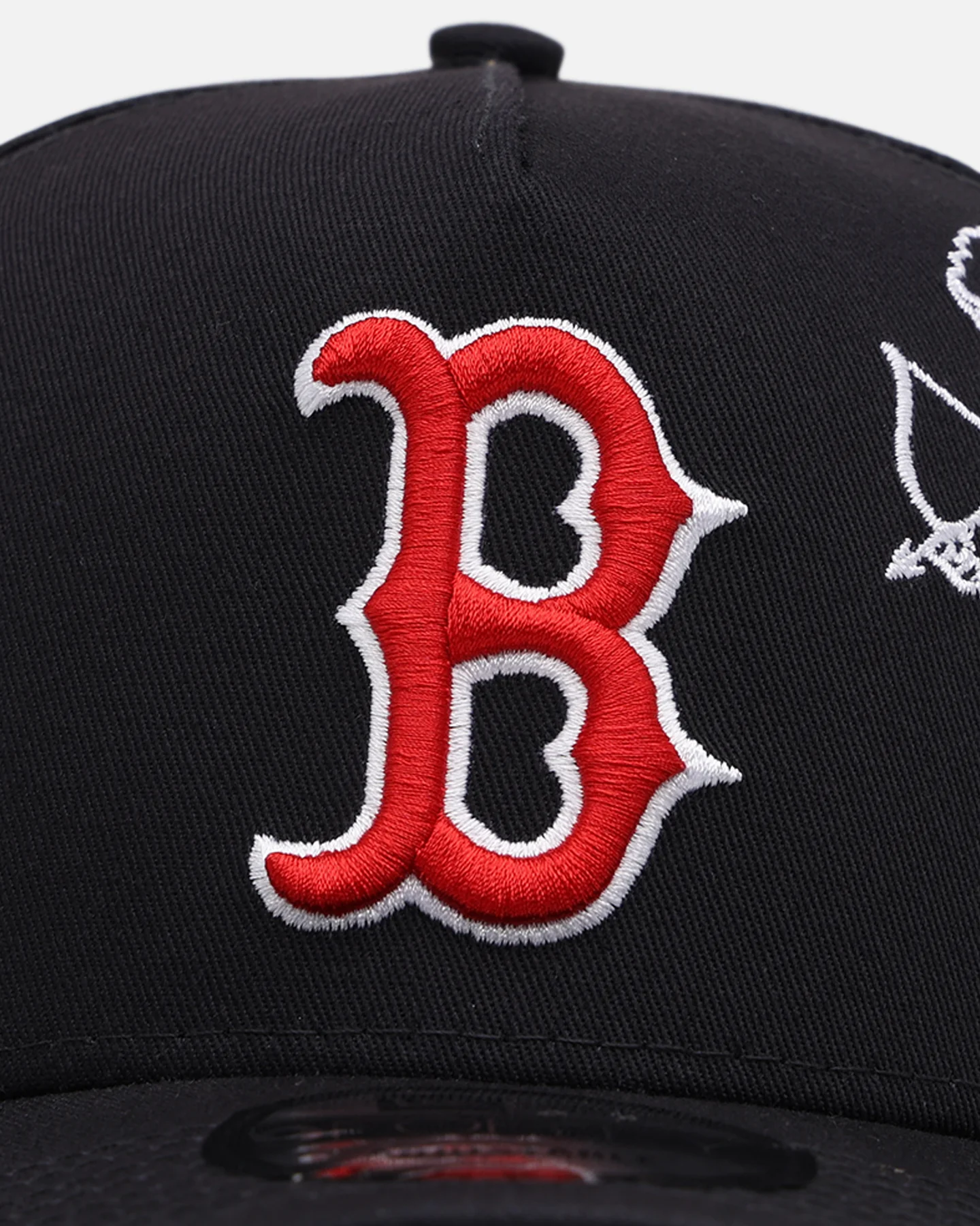 New Era Boston Red Sox 'Cherub Official Team Color' 9FORTY A-Frame Snapback Navy - Image 2