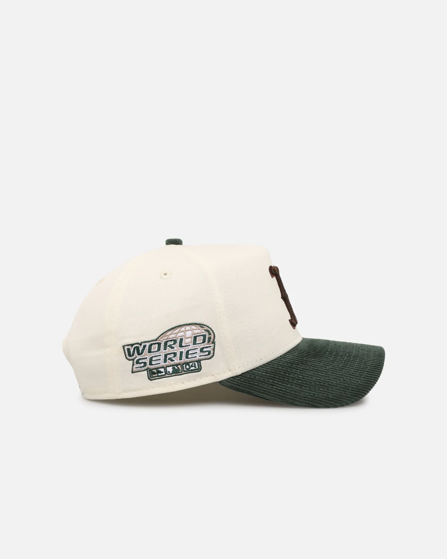 New Era Boston Red Sox 'Chrome White Green' Corduroy Visor 9FORTY A-Frame Snapback Chrome - Image 3