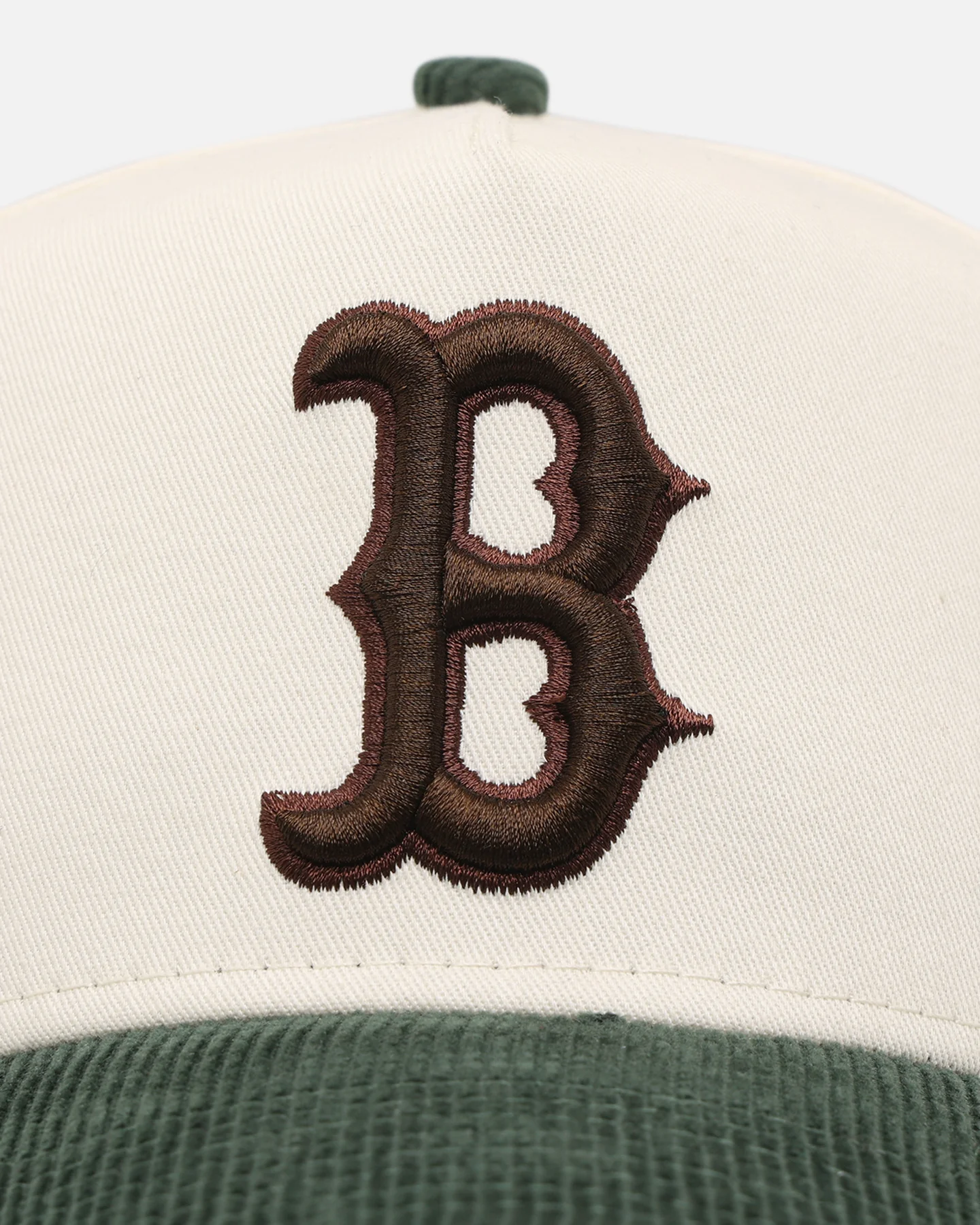 New Era Boston Red Sox 'Chrome White Green' Corduroy Visor 9FORTY A-Frame Snapback Chrome - Image 5