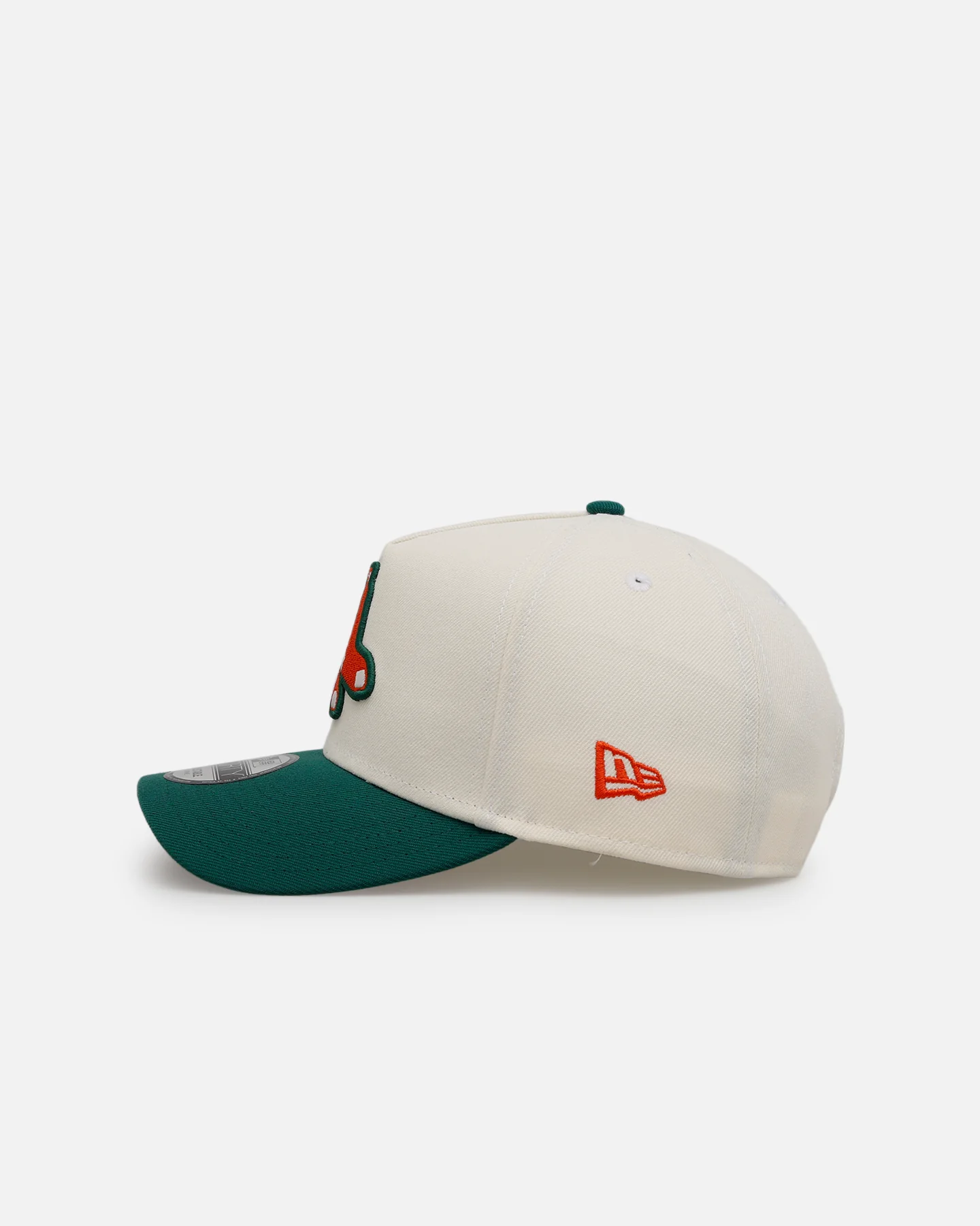 New Era Boston Red Sox 'Citrus' 9FORTY A-Frame Snapback Chrome/Green/Orange - Image 4