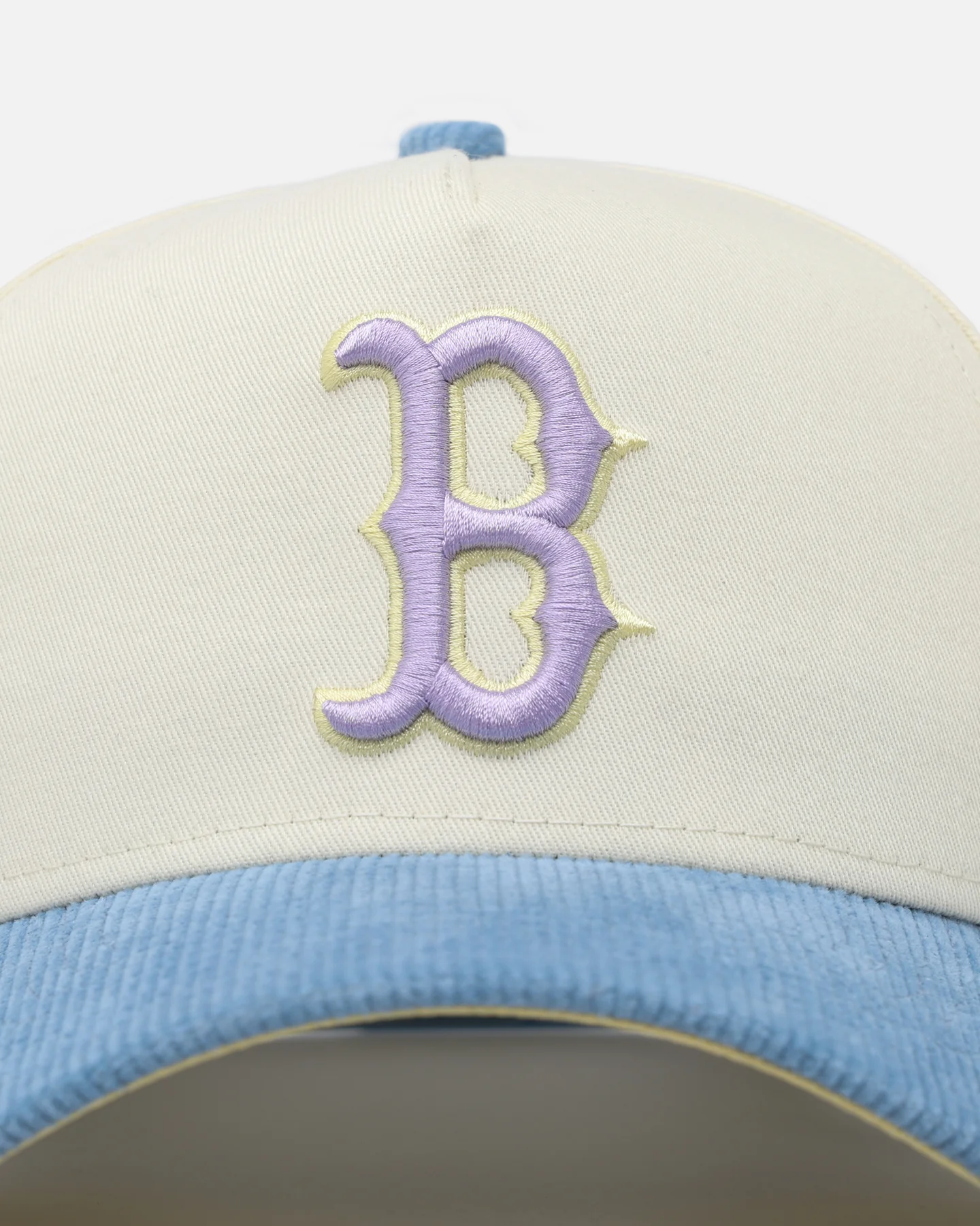 New Era Boston Red Sox 'Easter Corduroy' 9FORTY A-Frame Snapback White/Blue - Image 6