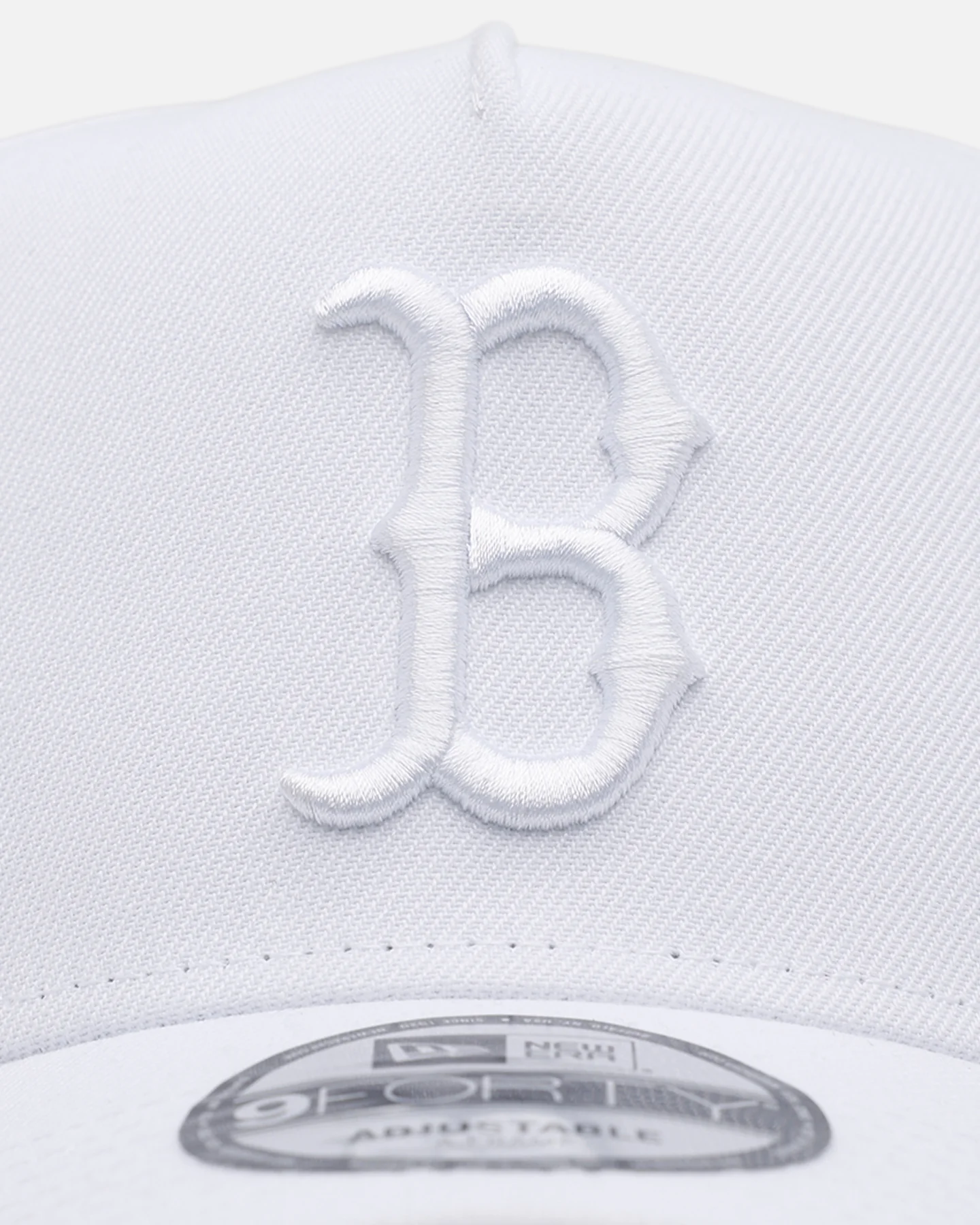 New Era Boston Red Sox 'Easy White' 9FORTY A-Frame Snapback White/White - Image 5