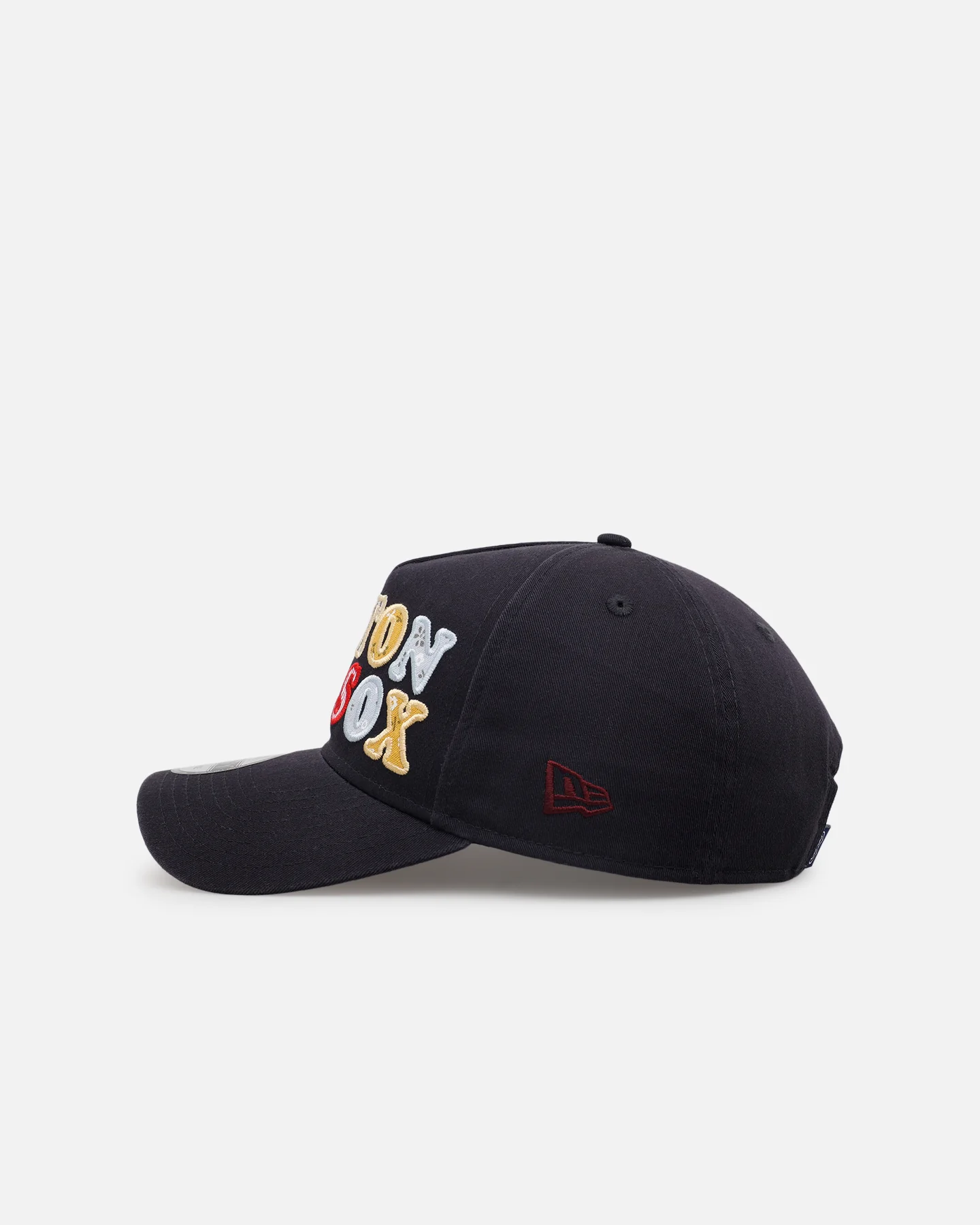 New Era Boston Red Sox 'Fabric Shop' 9FORTY A-Frame Snapback Navy - Image 4