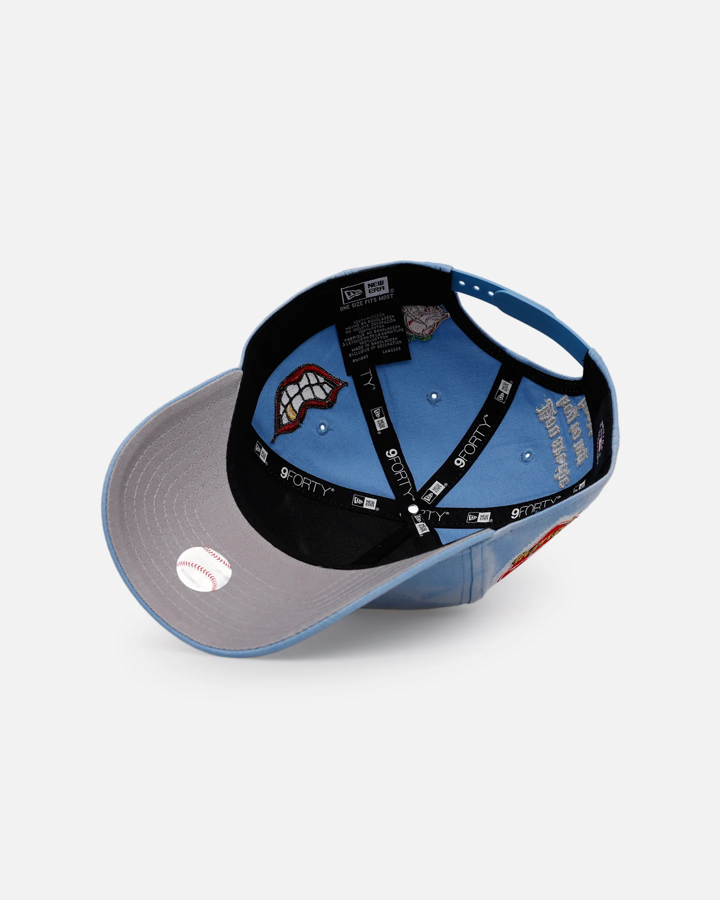 New Era Boston Red Sox 'Hopeless Romantic' 9FORTY A-Frame Snapback Sky Blue - Image 6