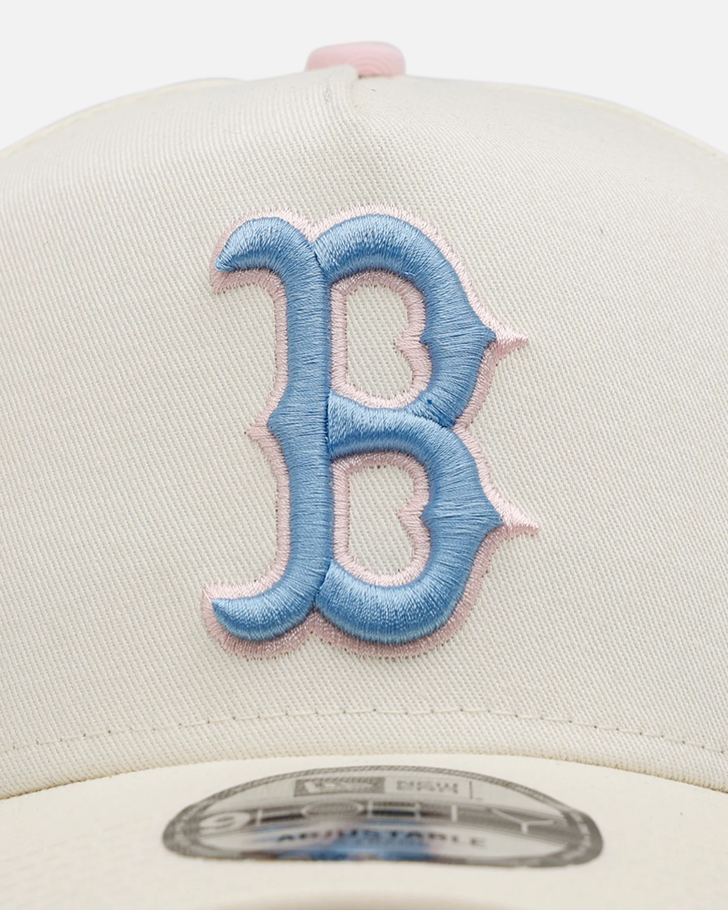 New Era Boston Red Sox 'Pastel' 9FORTY A-Frame Snapback Chrome White - Image 5