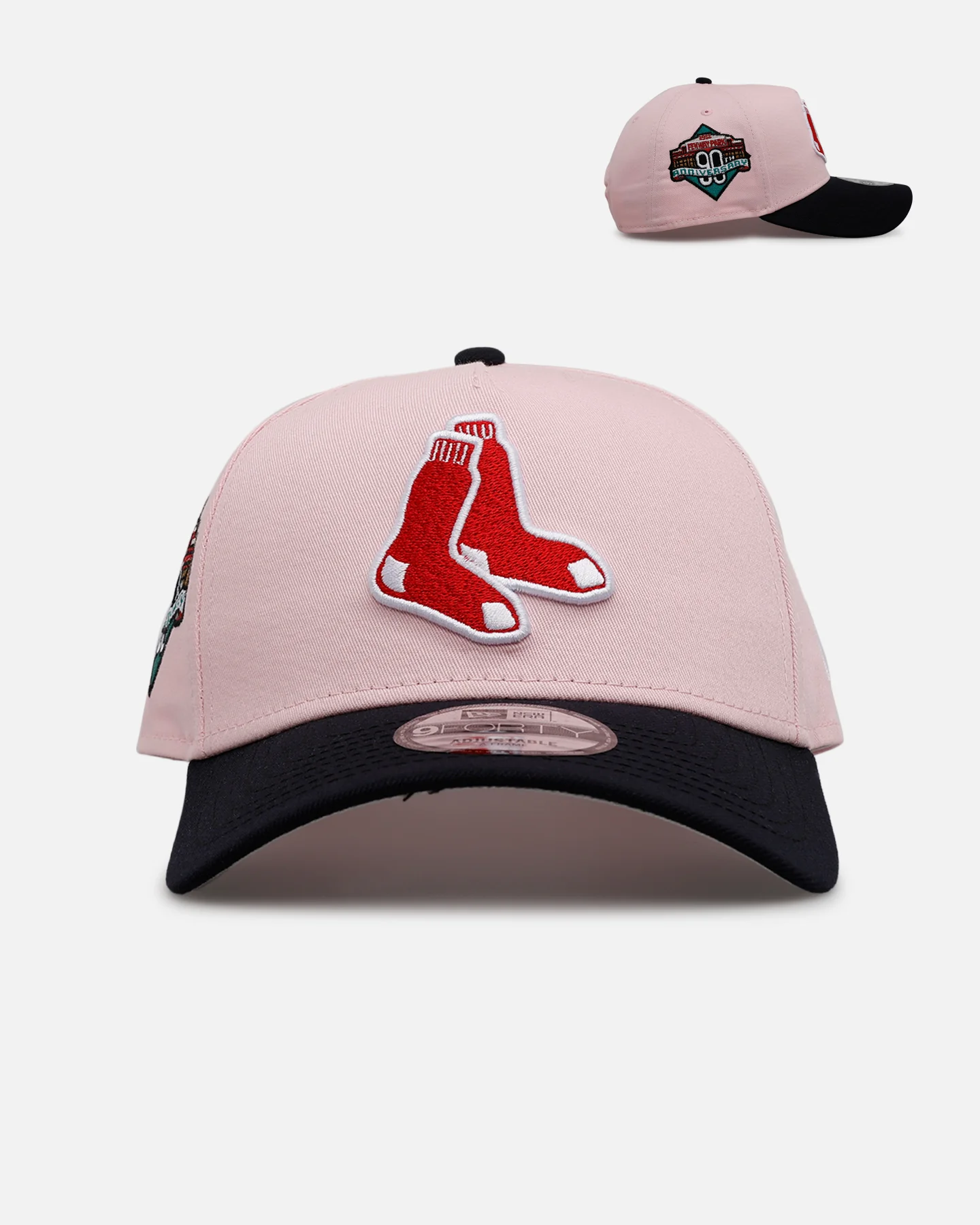 New Era Boston Red Sox 'Pink Crown' 9FORTY A-Frame Snapback Pink