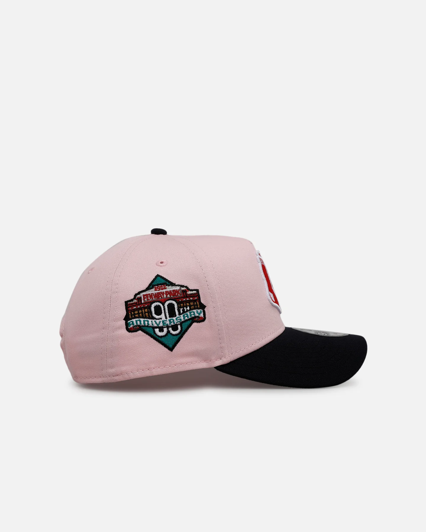 New Era Boston Red Sox 'Pink Crown' 9FORTY A-Frame Snapback Pink - Image 3
