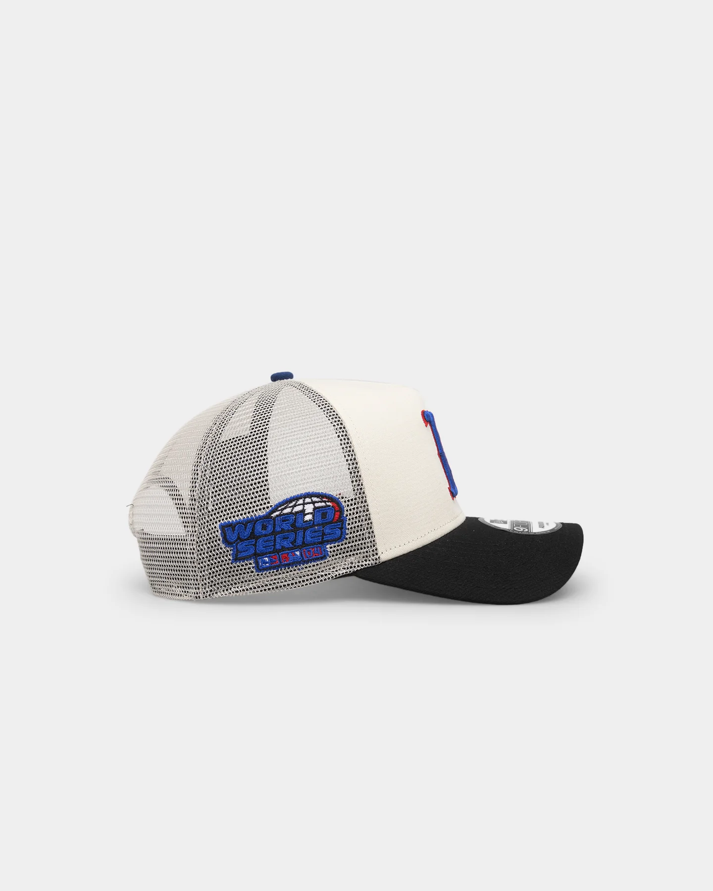 New Era Boston Red Sox 'Retro Mosaic' 9FORTY A-Frame Trucker Snapback White/Black - Image 3