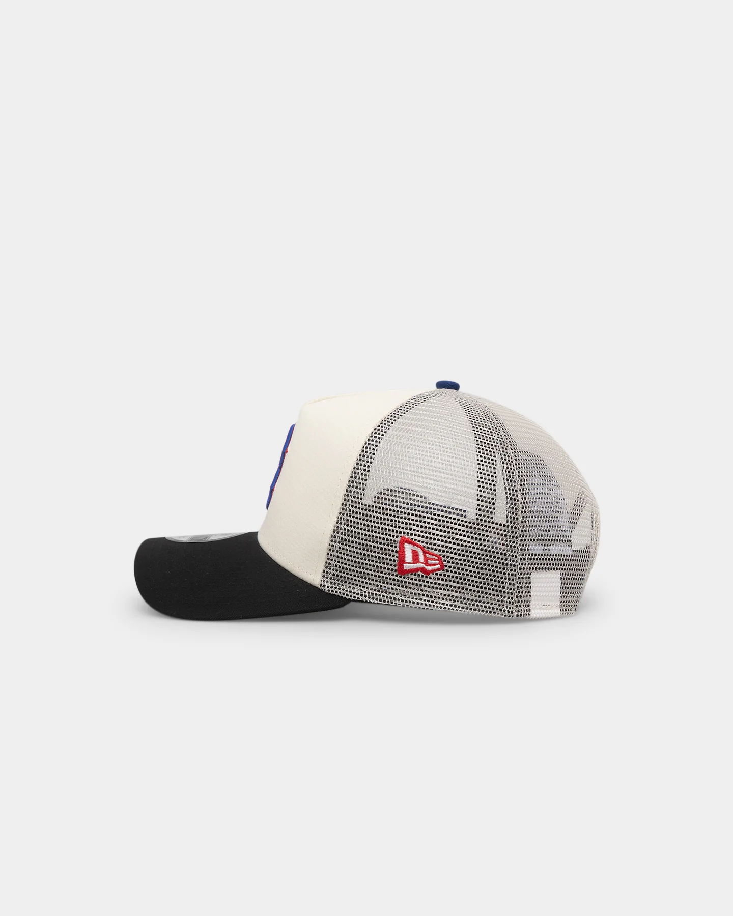 New Era Boston Red Sox 'Retro Mosaic' 9FORTY A-Frame Trucker Snapback White/Black - Image 4