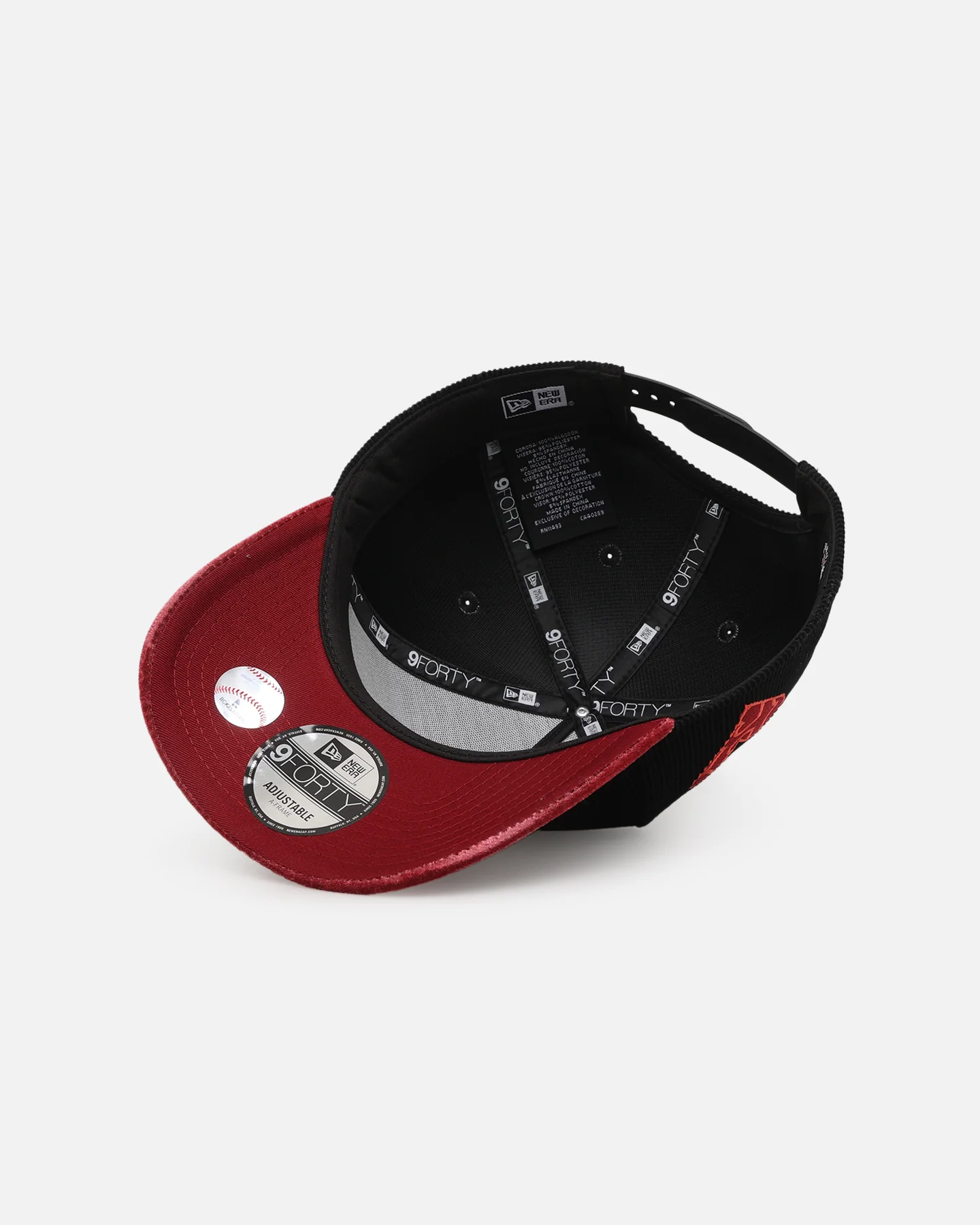 New Era Boston Red Sox 'Velvet Cord Certified Lover' 9FORTY A-Frame Premium Corduroy Snapback Violet - Image 7