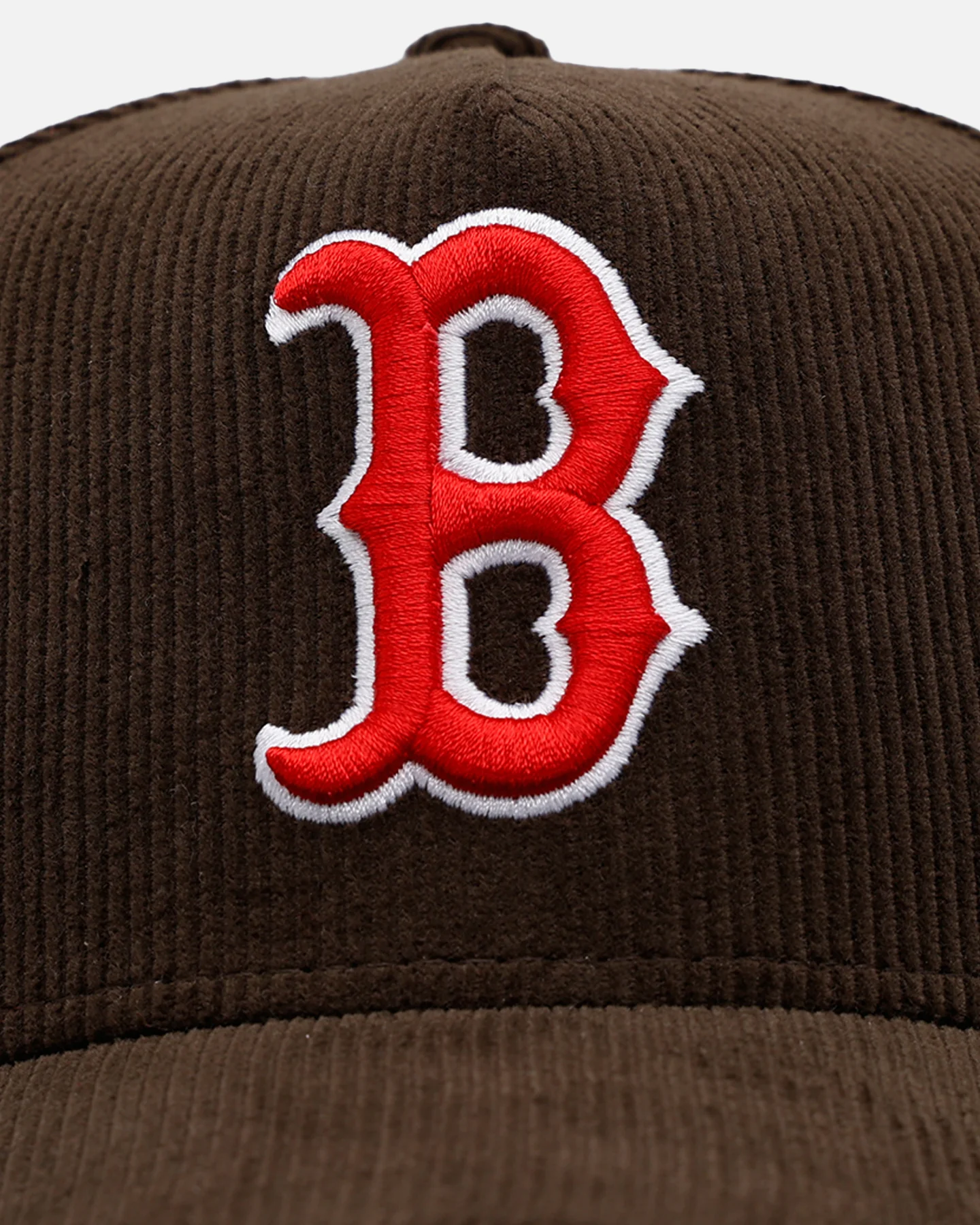 New Era Boston Red Sox 'Walnut Cord' 9FORTY A-Frame Corduroy Snapback Walnut - Image 6