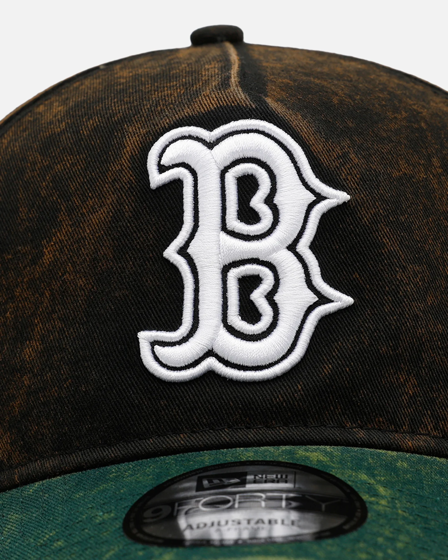 New Era Boston Red Sox 'Washed Green 2.0' 9FORTY A-Frame Snapback Black/Green - Image 5
