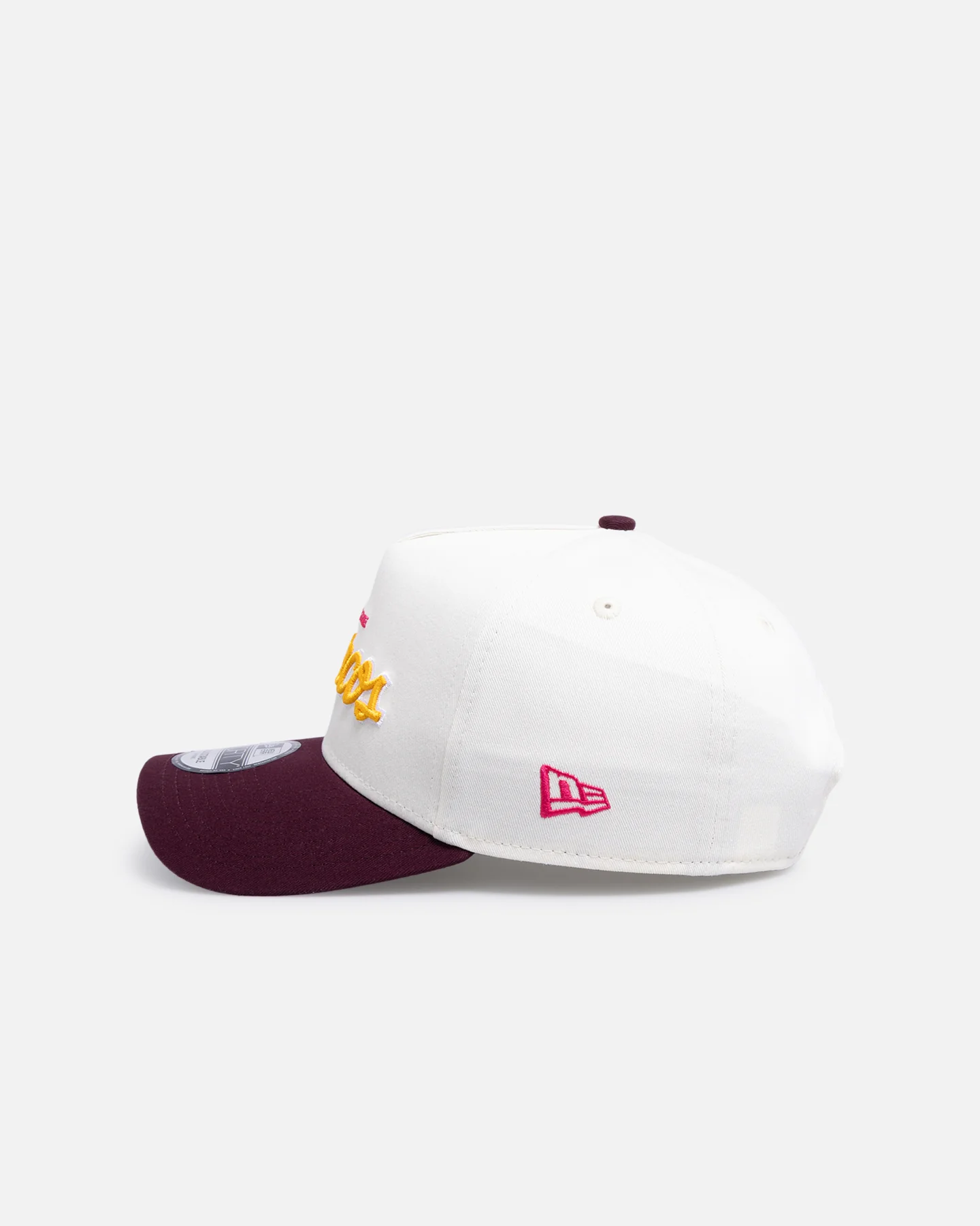 New Era Brisbane Broncos 'Chrome Script' 9FORTY A-Frame Snapback Official Team Colour - Image 4