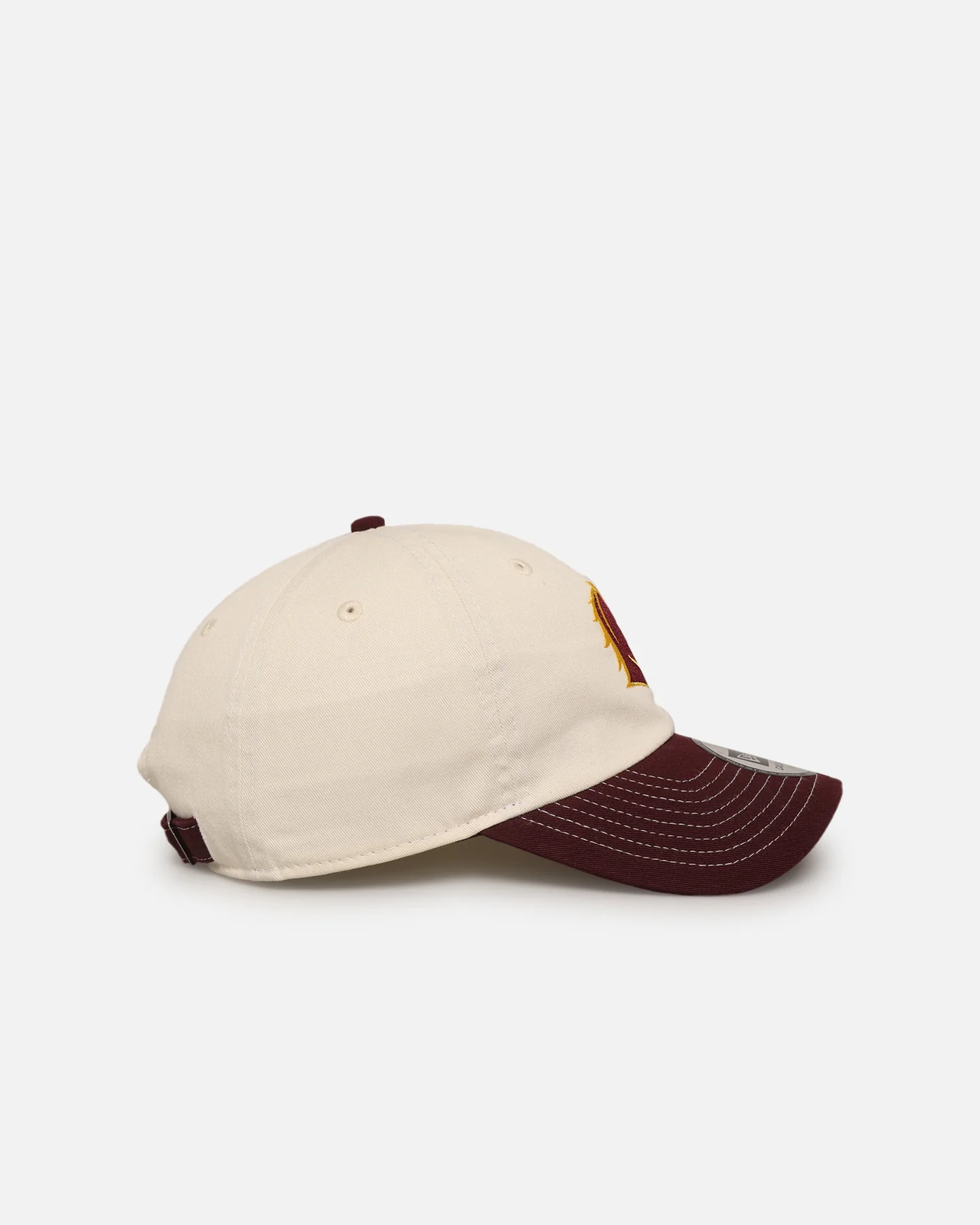 New Era Brisbane Broncos 'NRL 2-Tone 2025 Collection' Casual Classic Strapback Chrome White - Image 3