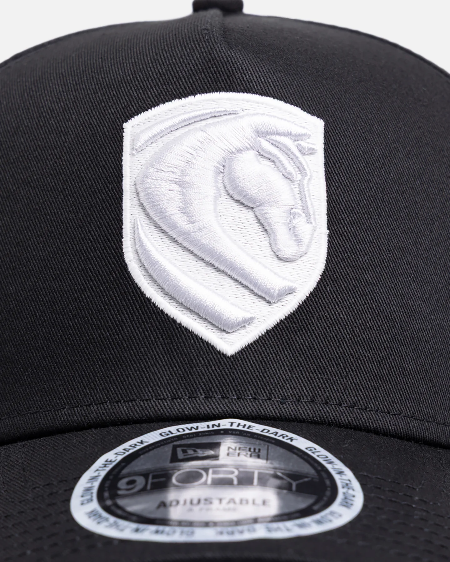 New Era Brisbane Broncos 'NRL Glow In The Dark' 9FORTY A-Frame Snapback Black - Image 6