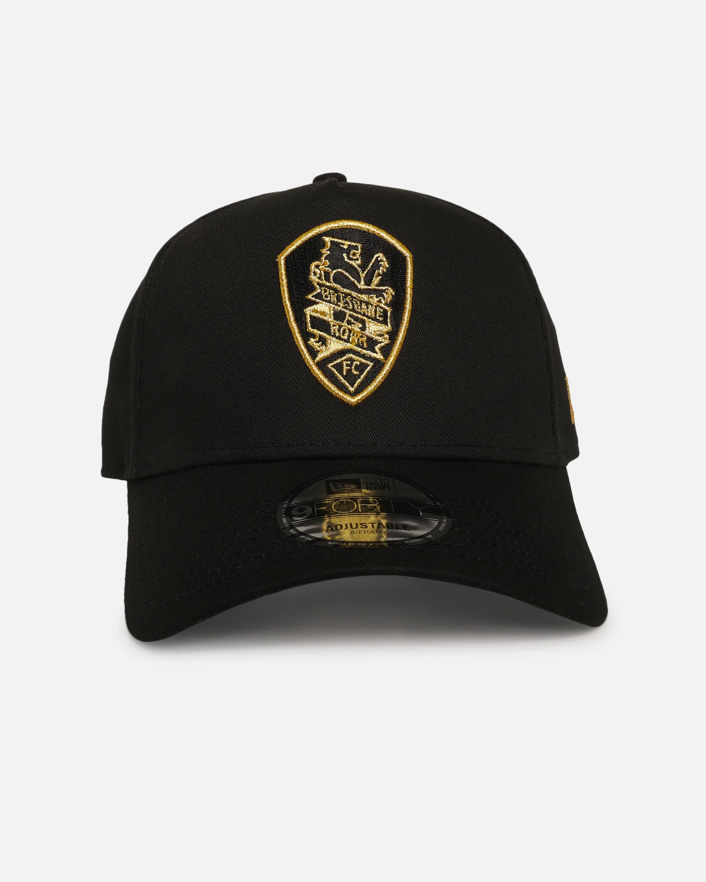 New Era Brisbane Roar FC 'A-League Exculsive' 9FORTY A-Frame Snapback Black/Gold