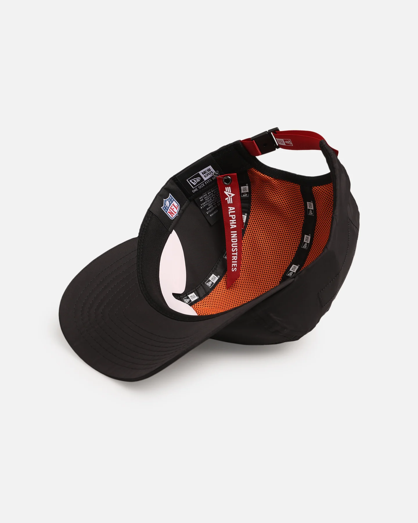 New Era Buffalo Bills 'New Era x Alpha Industries' Camper Strapback Black - Image 6