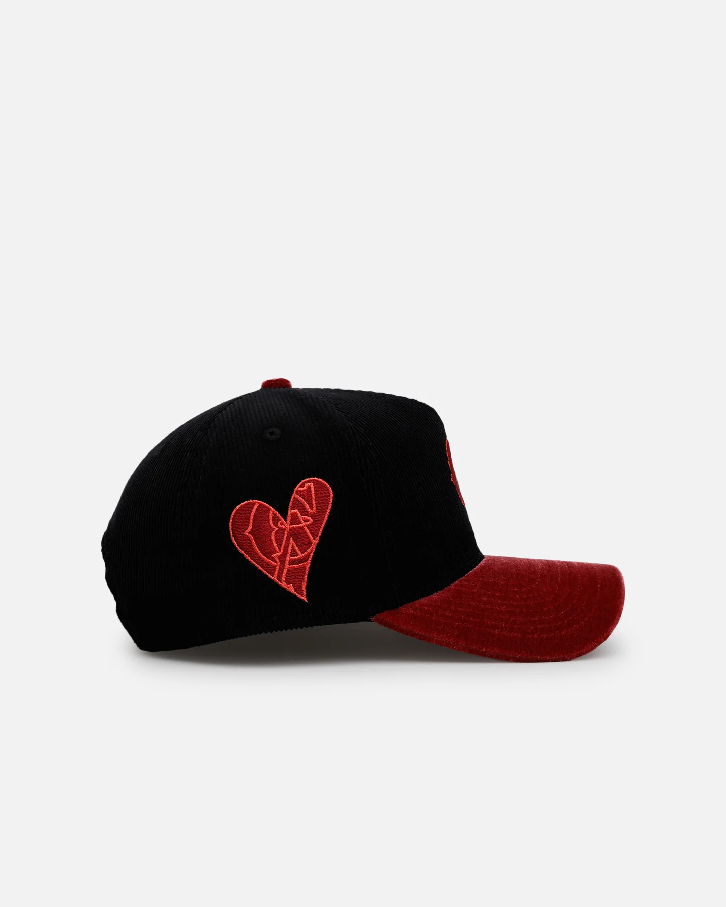 New Era California Angels 'Velvet Cord Certified Lover' 9FORTY A-Frame Premium Corduroy Snapback Black - Image 4