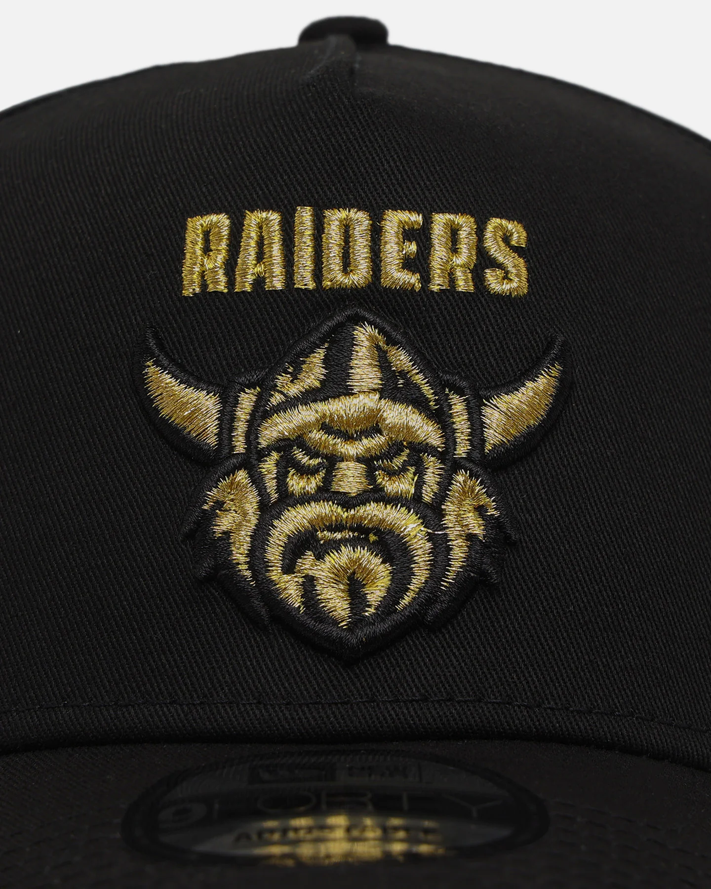 New Era Canberra Raiders 9FORTY A-Frame Snapback Black/Gold - Image 5