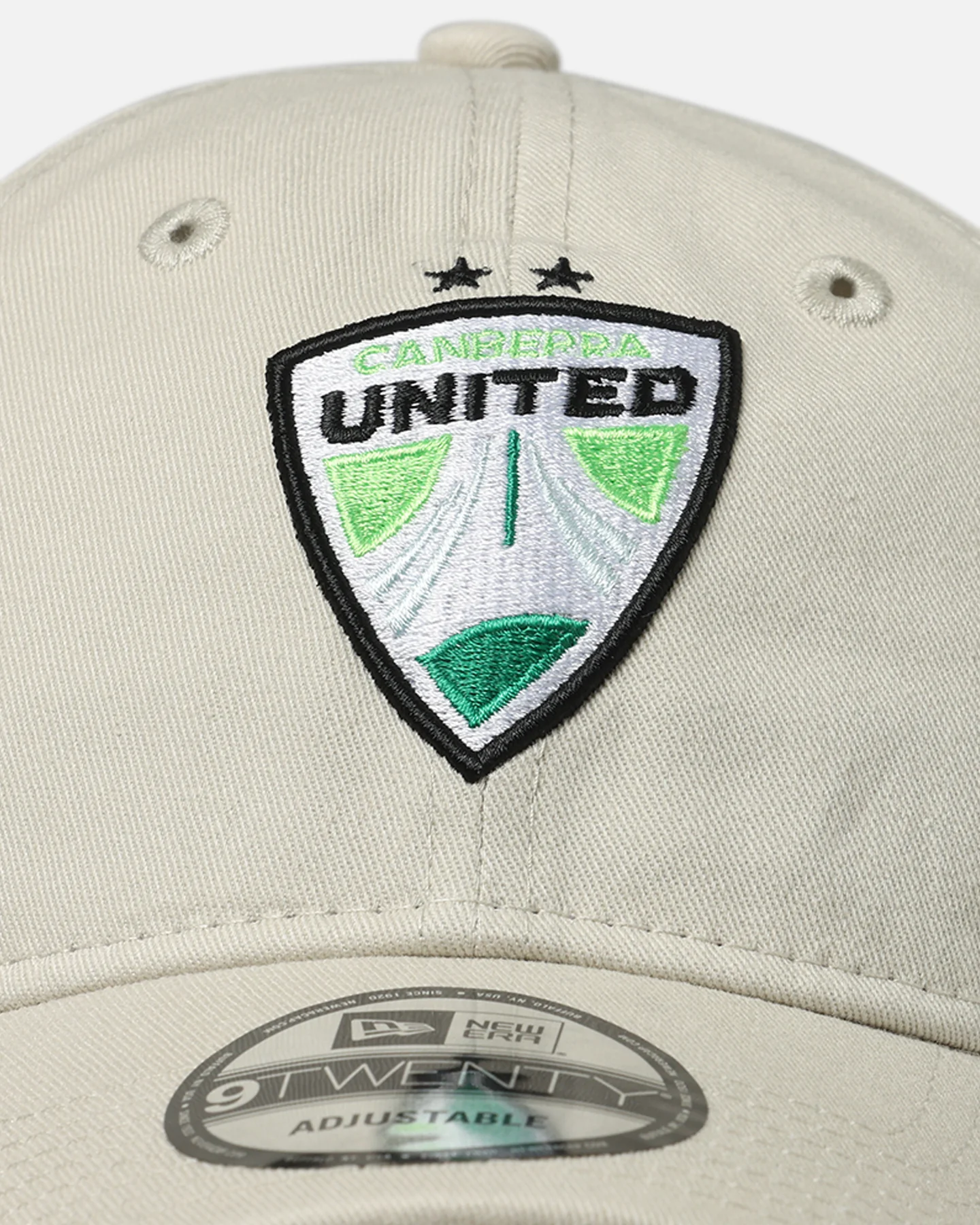 New Era Canberra United FC 'A-League Season Kick Off' 9TWENTY Strapback Medium Beige - Image 5