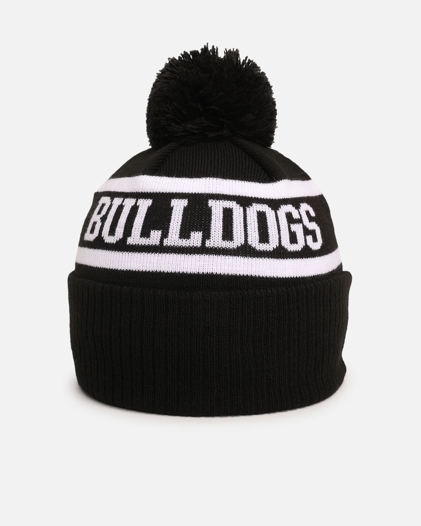 New Era Canterbury-Bankstown Bulldogs 'NRL Black White Beanies' Knitted Beanie Black - Image 3