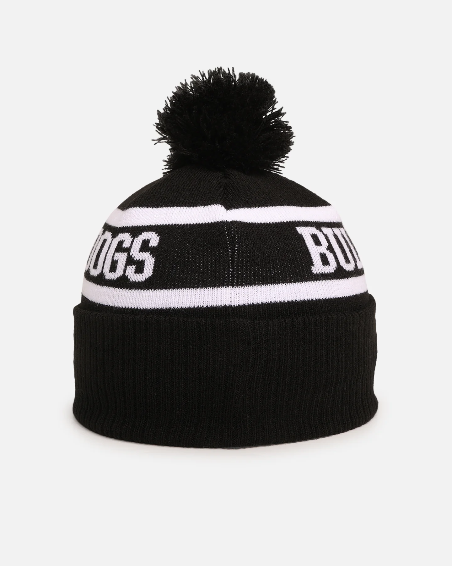 New Era Canterbury-Bankstown Bulldogs 'NRL Black White Beanies' Knitted Beanie Black - Image 4