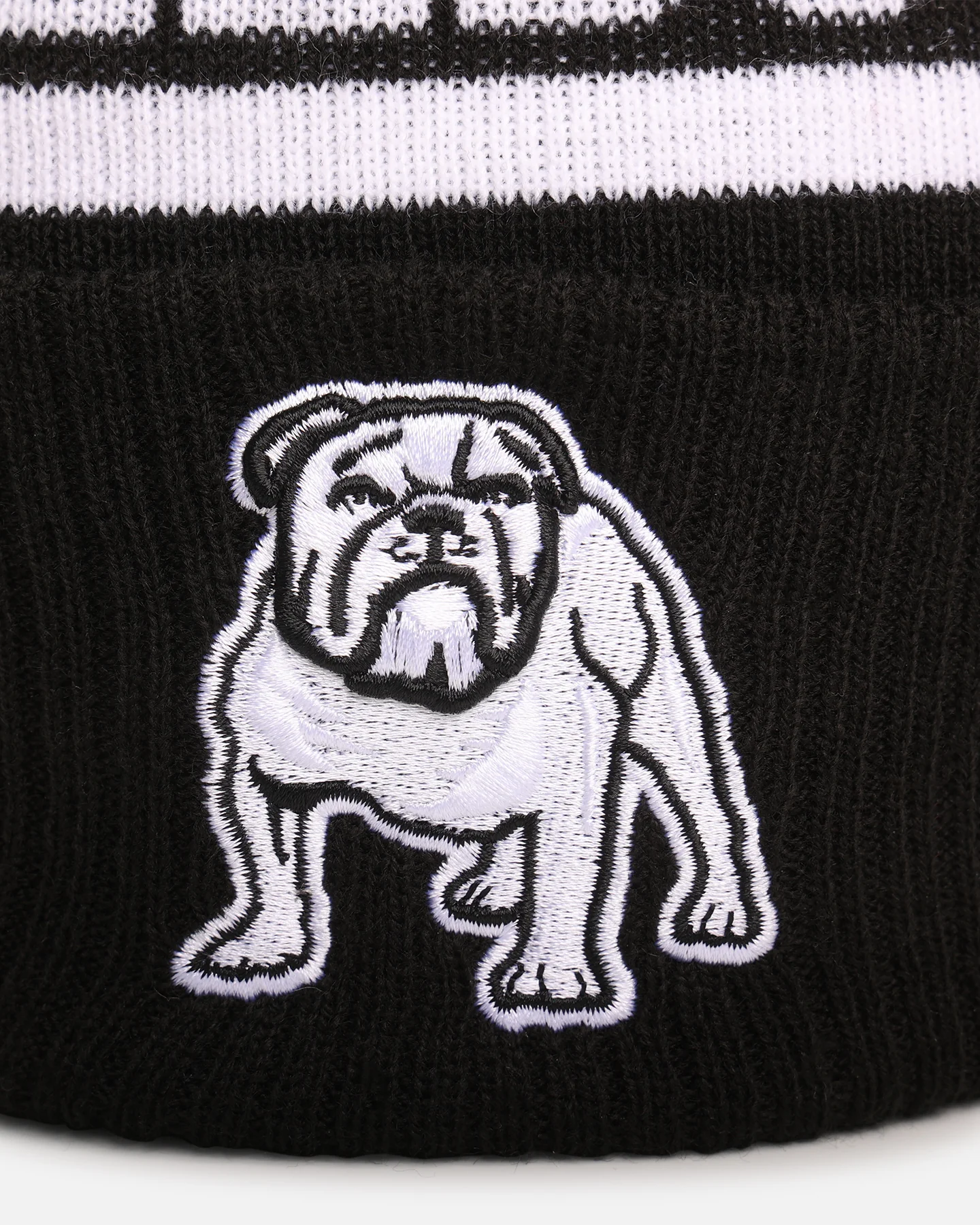 New Era Canterbury-Bankstown Bulldogs 'NRL Black White Beanies' Knitted Beanie Black - Image 5