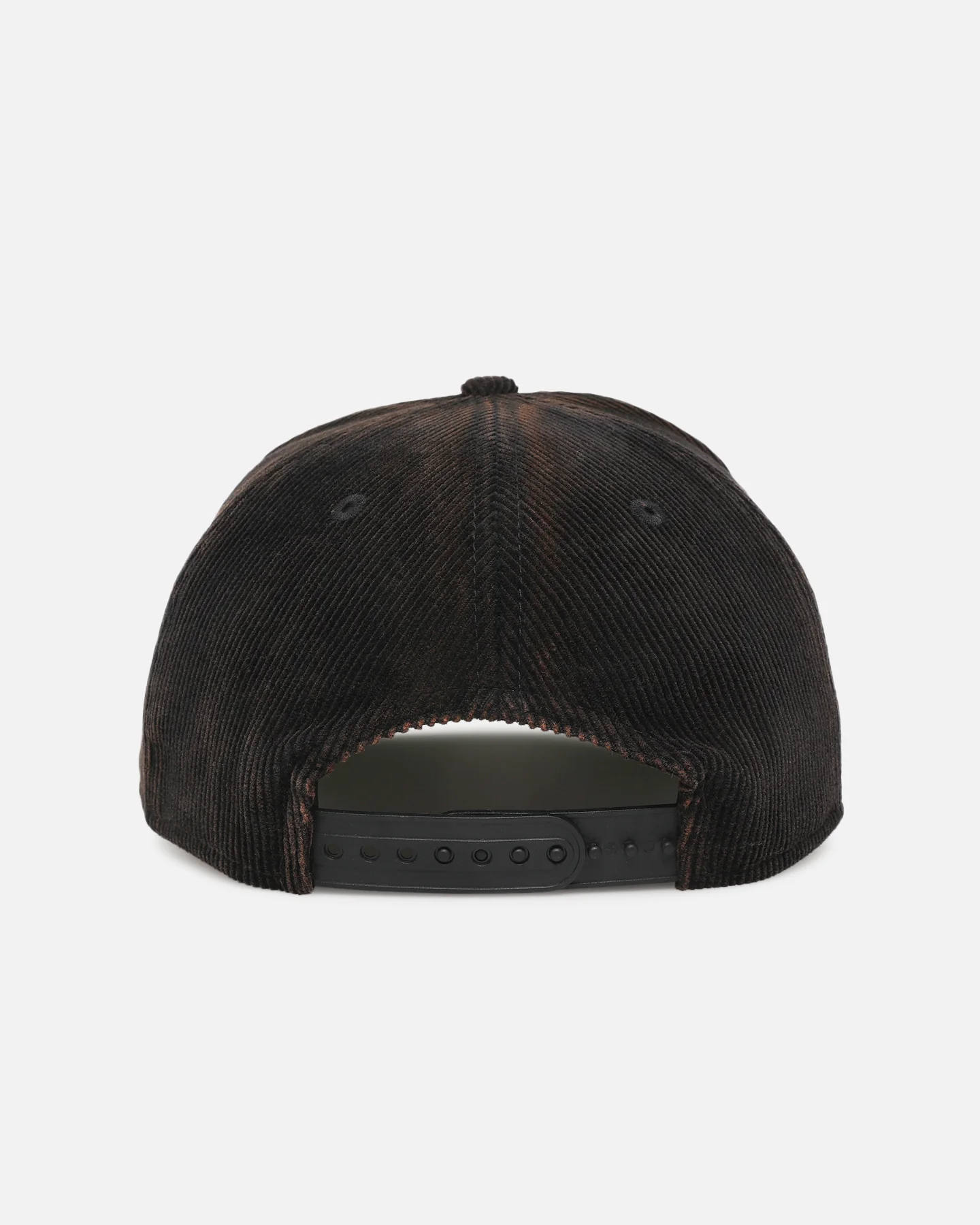 New Era Canterbury-Bankstown Bulldogs 'NRL Golfer Washed Black' Pre-Curved Corduroy Golfer Snapback Washed Black - Image 2