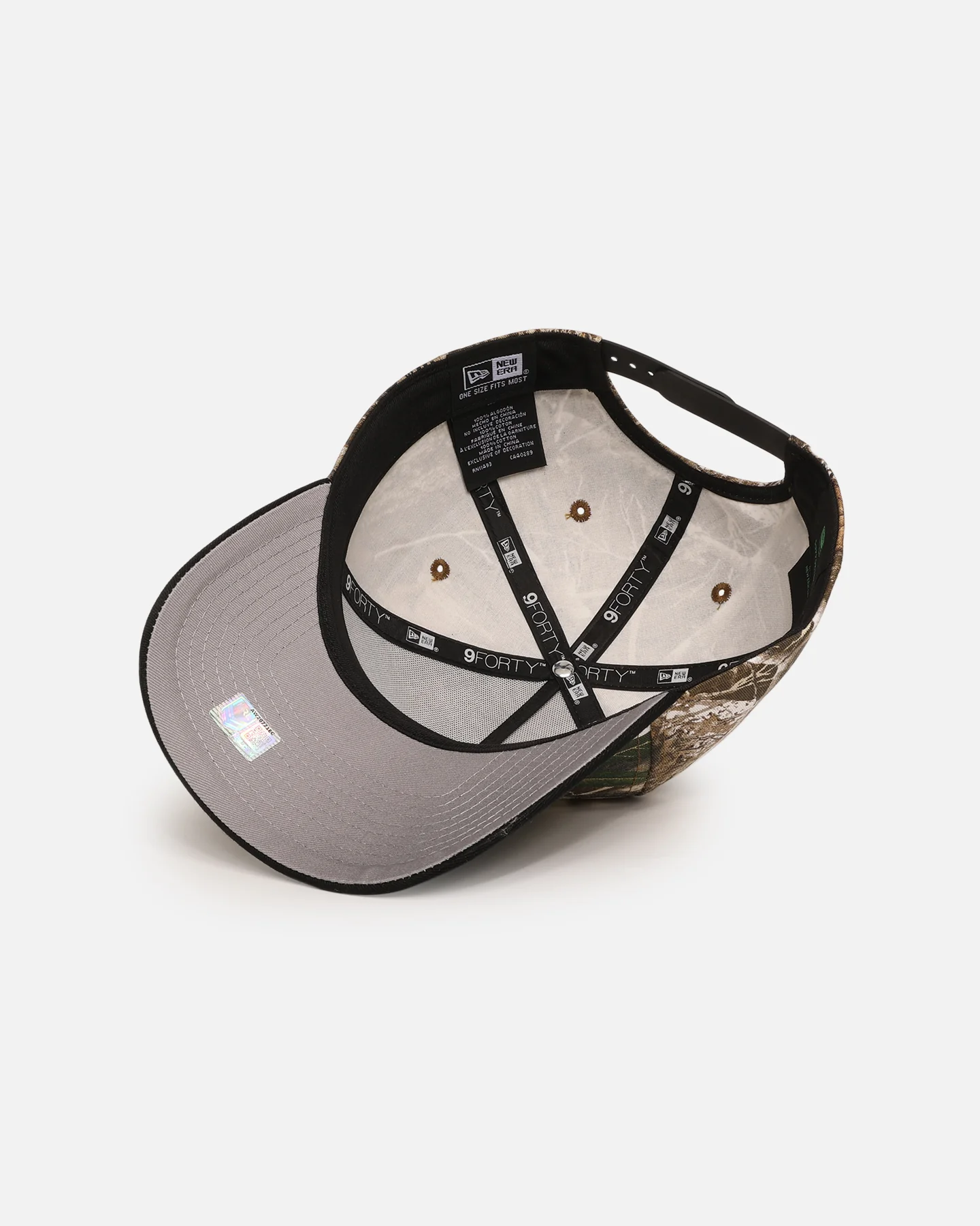 New Era Canterbury-Bankstown Bulldogs 'NRL Real Tree' 9FORTY A-Frame Snapback Real Tree Camo - Image 5