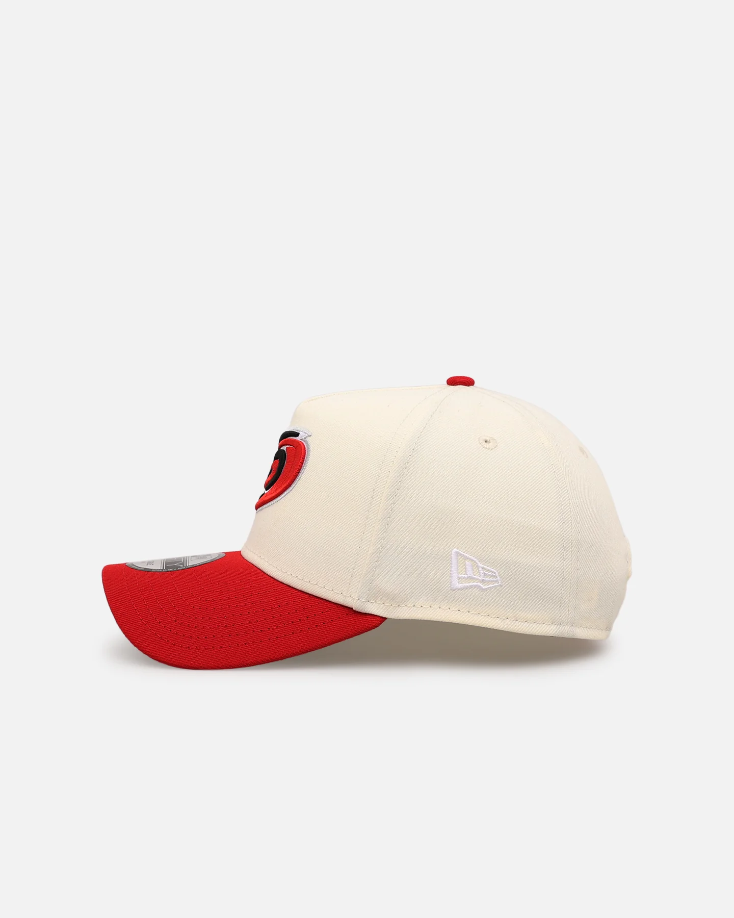 New Era Carolina Hurricanes 'Team Color Visor' 9FORTY A-Frame Snapback Chrome/Official Team Color - Image 4