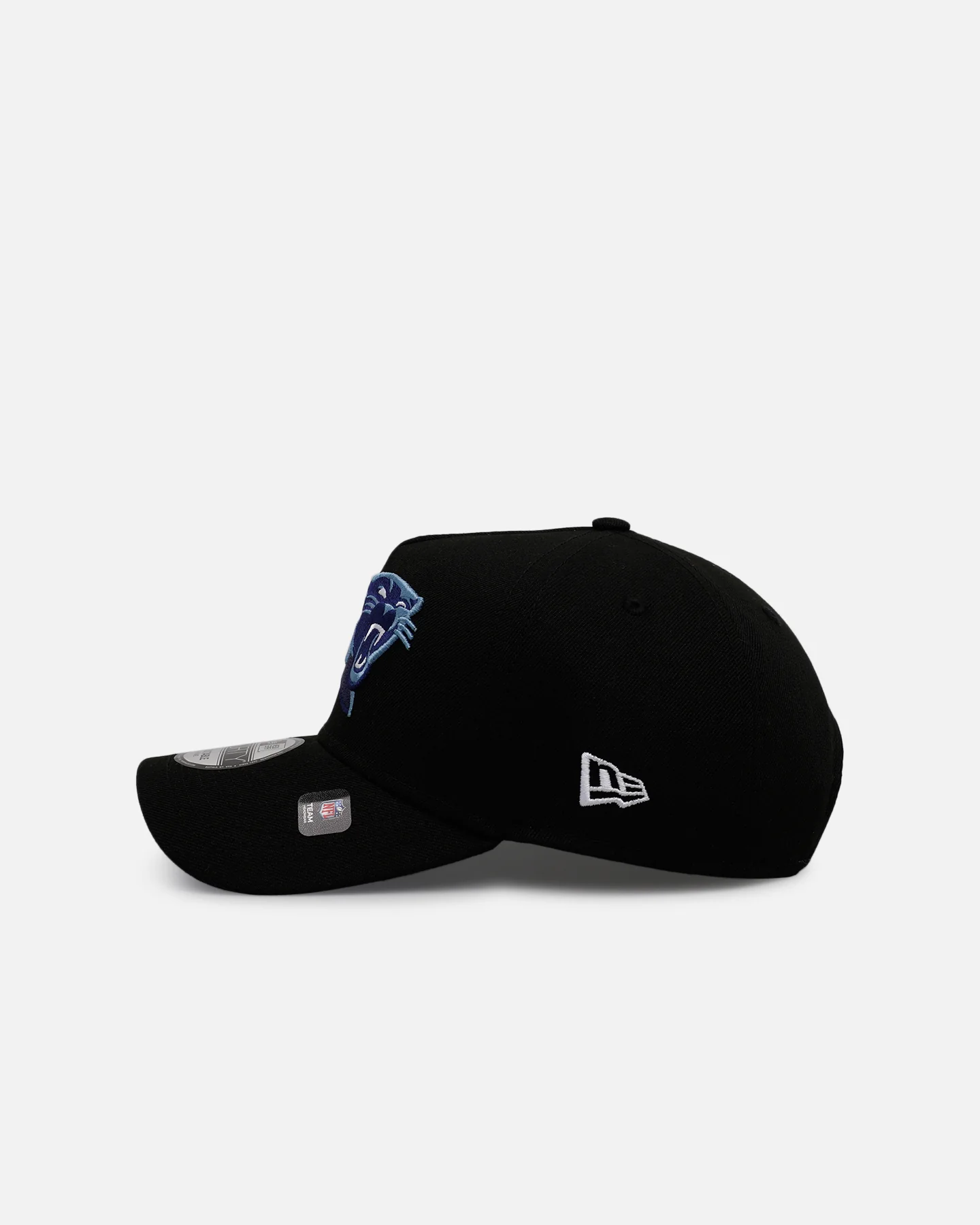 New Era Carolina Panthers 'Black And Sky Blue' 9FORTY A-Frame Snapback Black/Sky Blue - Image 4