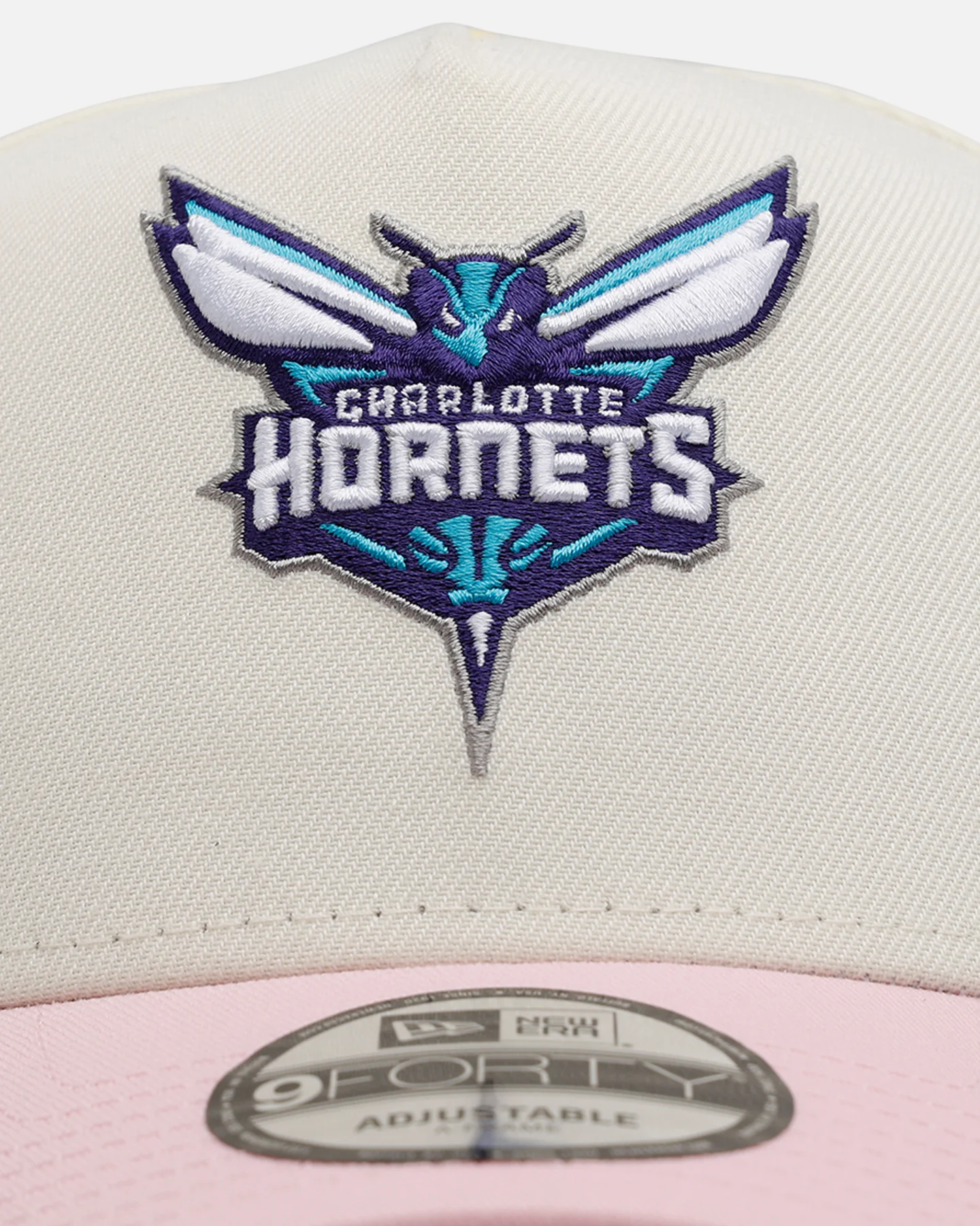 New Era Charlotte Hornets 'Pink Lemonade' 9FORTY A-Frame Snapback Pink/Yellow - Image 5