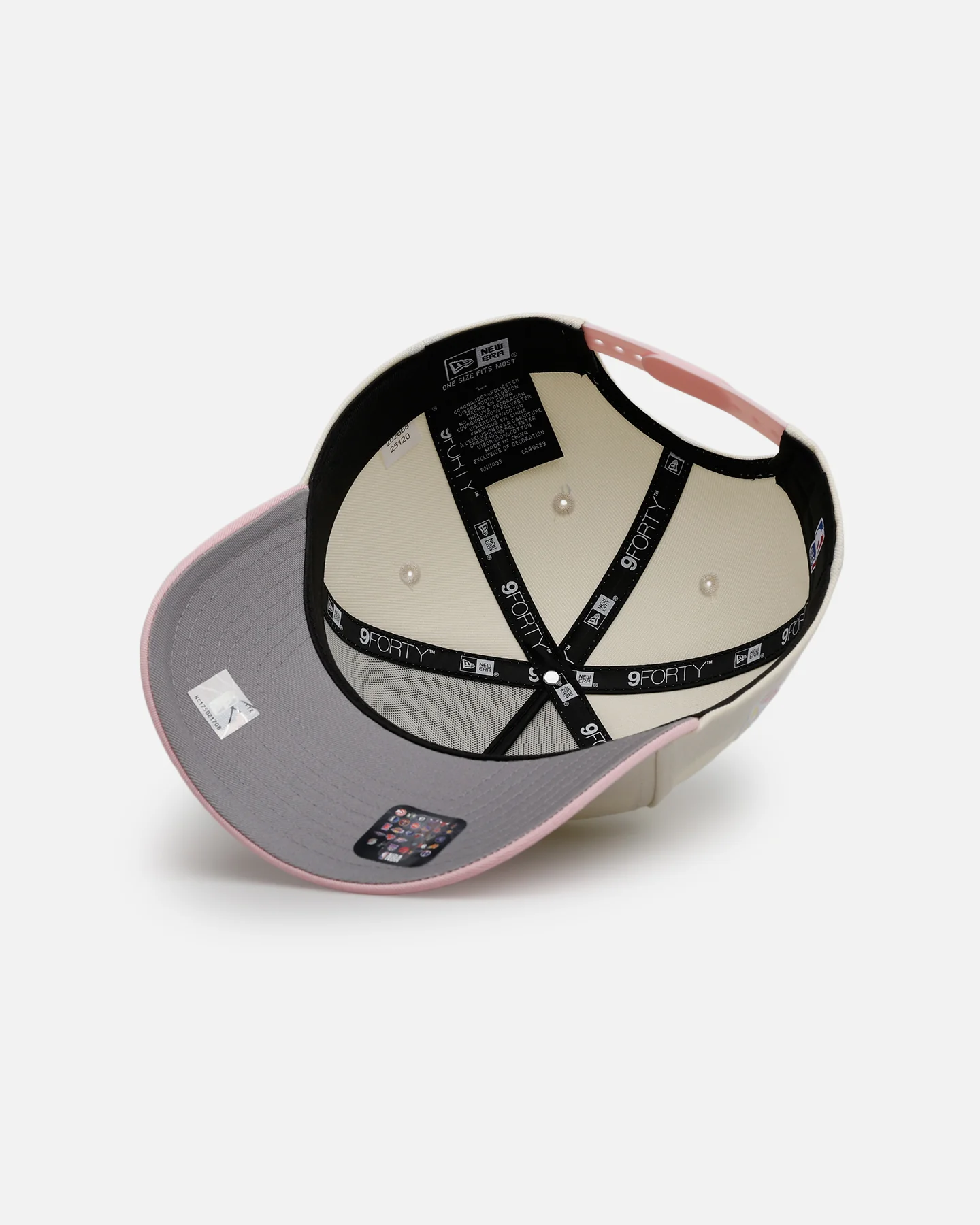 New Era Charlotte Hornets 'Pink Lemonade' 9FORTY A-Frame Snapback Pink/Yellow - Image 6