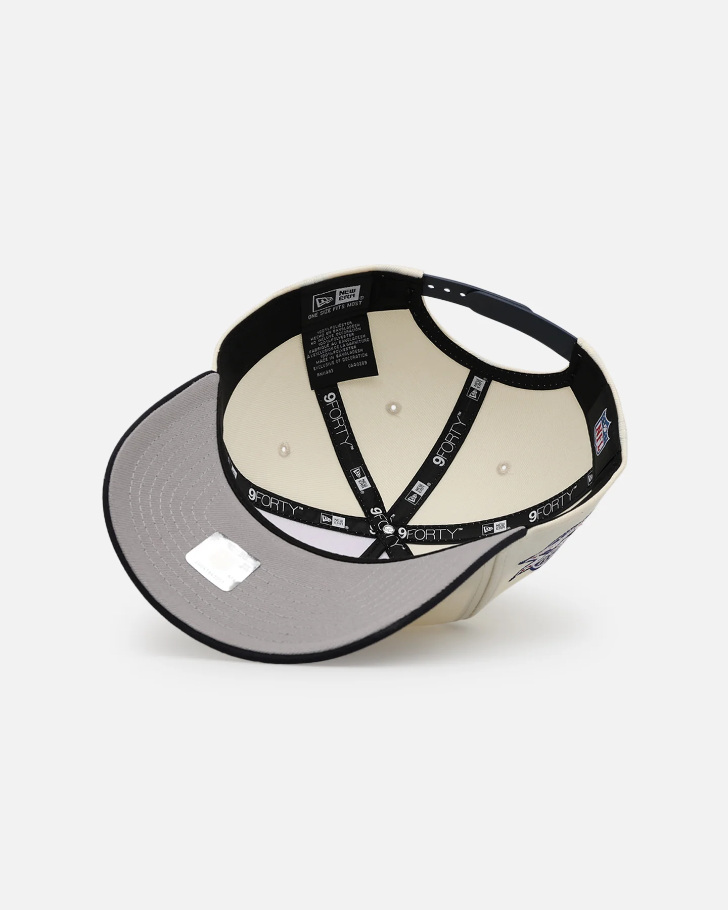 New Era Chicago Bears 'NFL Kickoff' 9FORTY A-Frame Snapback Chrome - Image 6