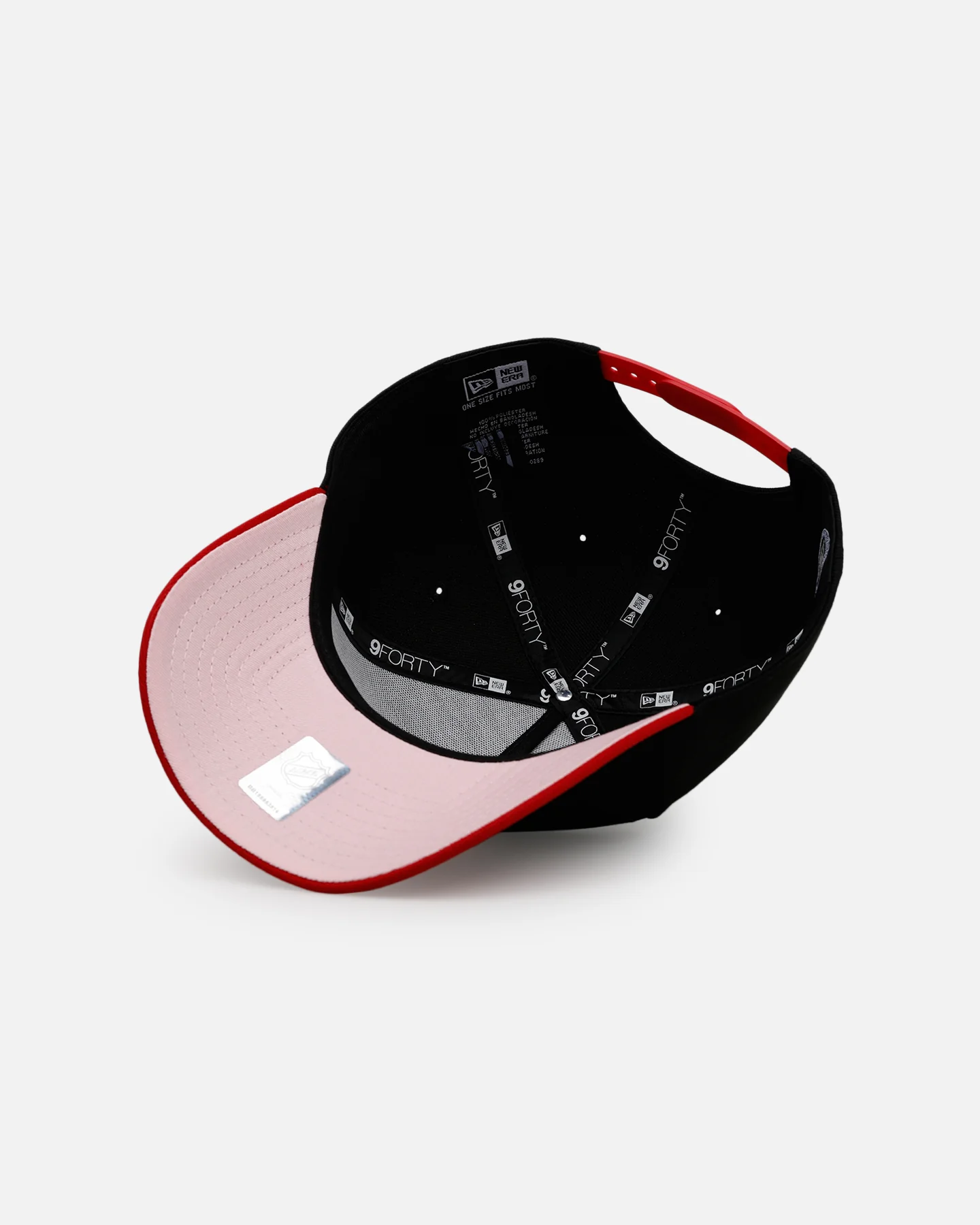 New Era Chicago Blackhawks 'Cherry Blossoms' 9FORTY A-Frame Snapback Official Team Color - Image 6