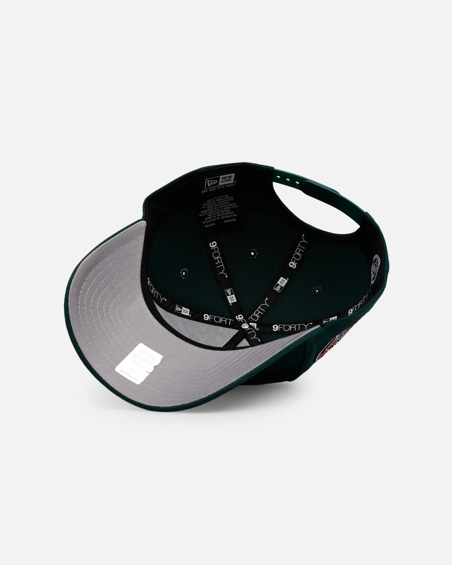 New Era Chicago Blackhawks 'Evergreen' 9FORTY A-Frame Snapback Dark Green - Image 6