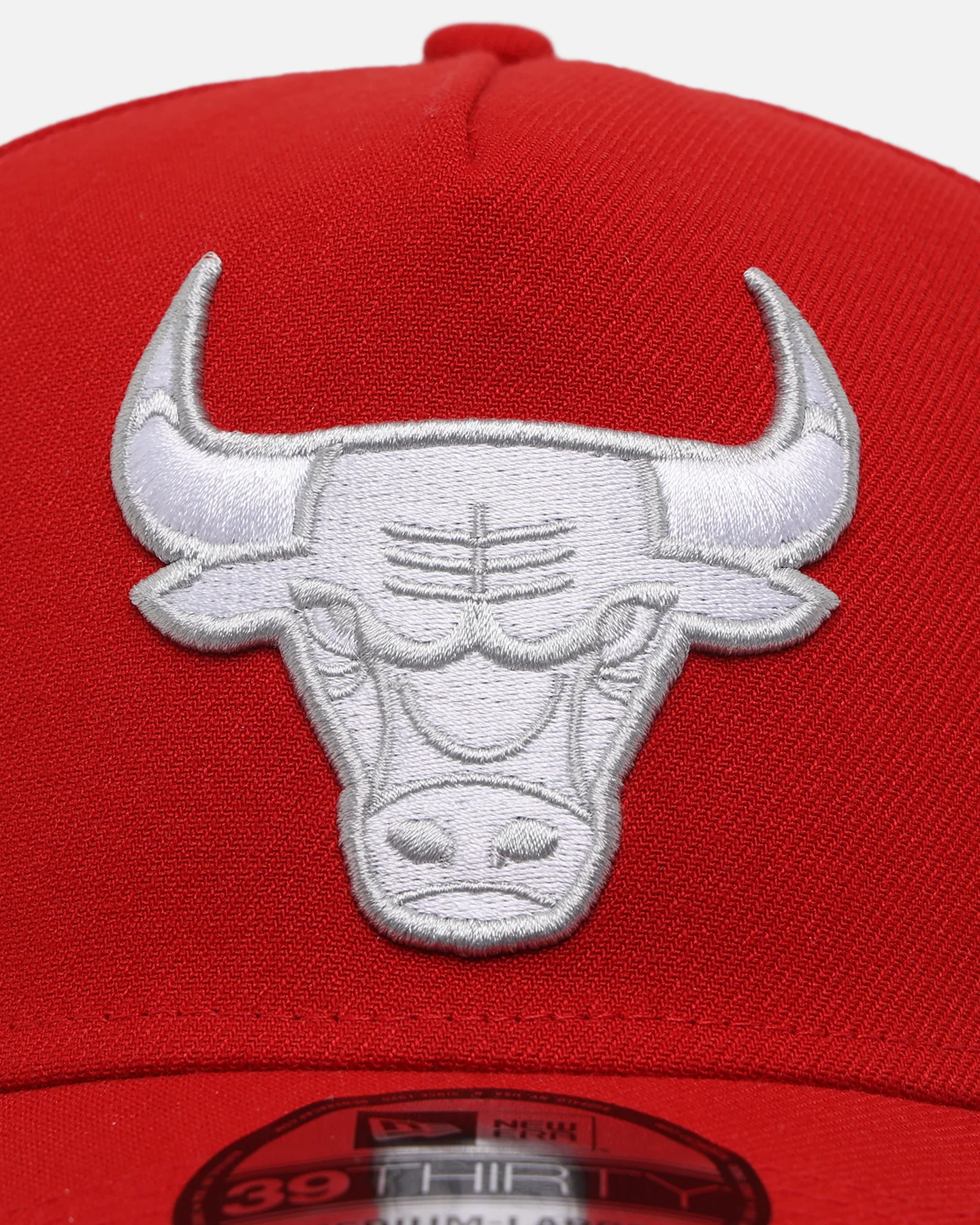 New Era Chicago Bulls "Scarlet White" 39THIRTY A-Frame Stretch Fit Scarlet/White - Image 5