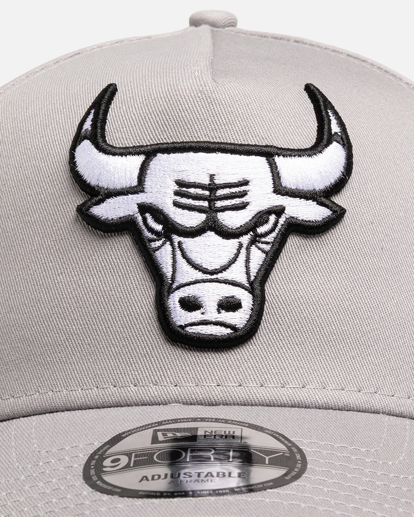 New Era Chicago Bulls 9FORTY A-Frame Snapback Grey/Black/White - Image 5