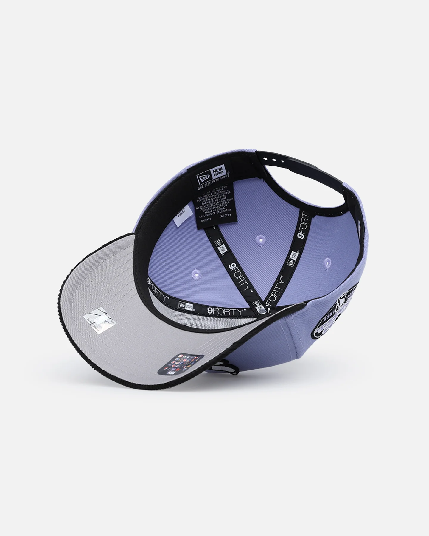 New Era Chicago Bulls 9FORTY A-Frame Snapback Lavender/Black - Image 7