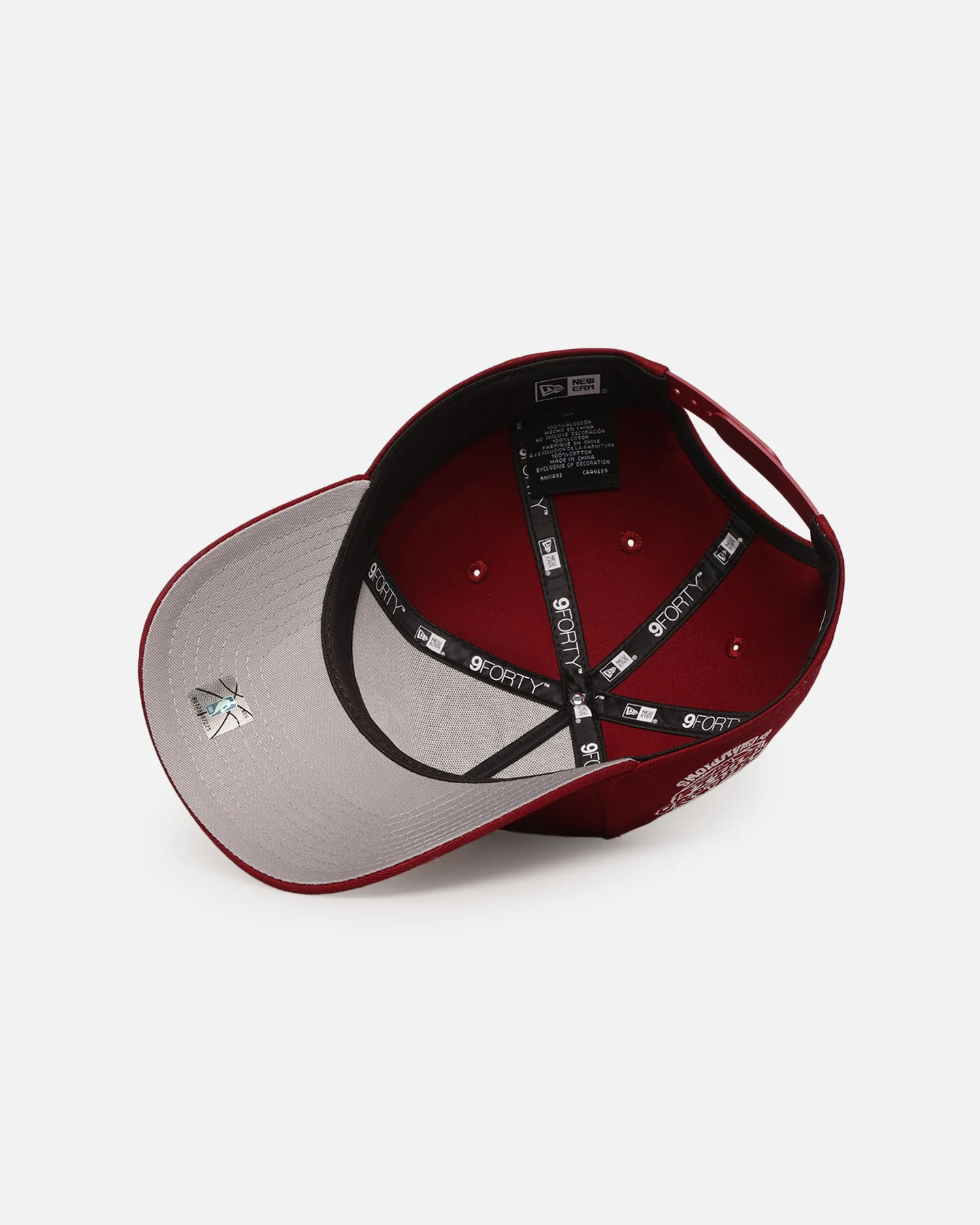 New Era Chicago Bulls 'Chicago Bulls Polychromatic' 9FORTY A-Frame Snapback Cardinal - Image 6
