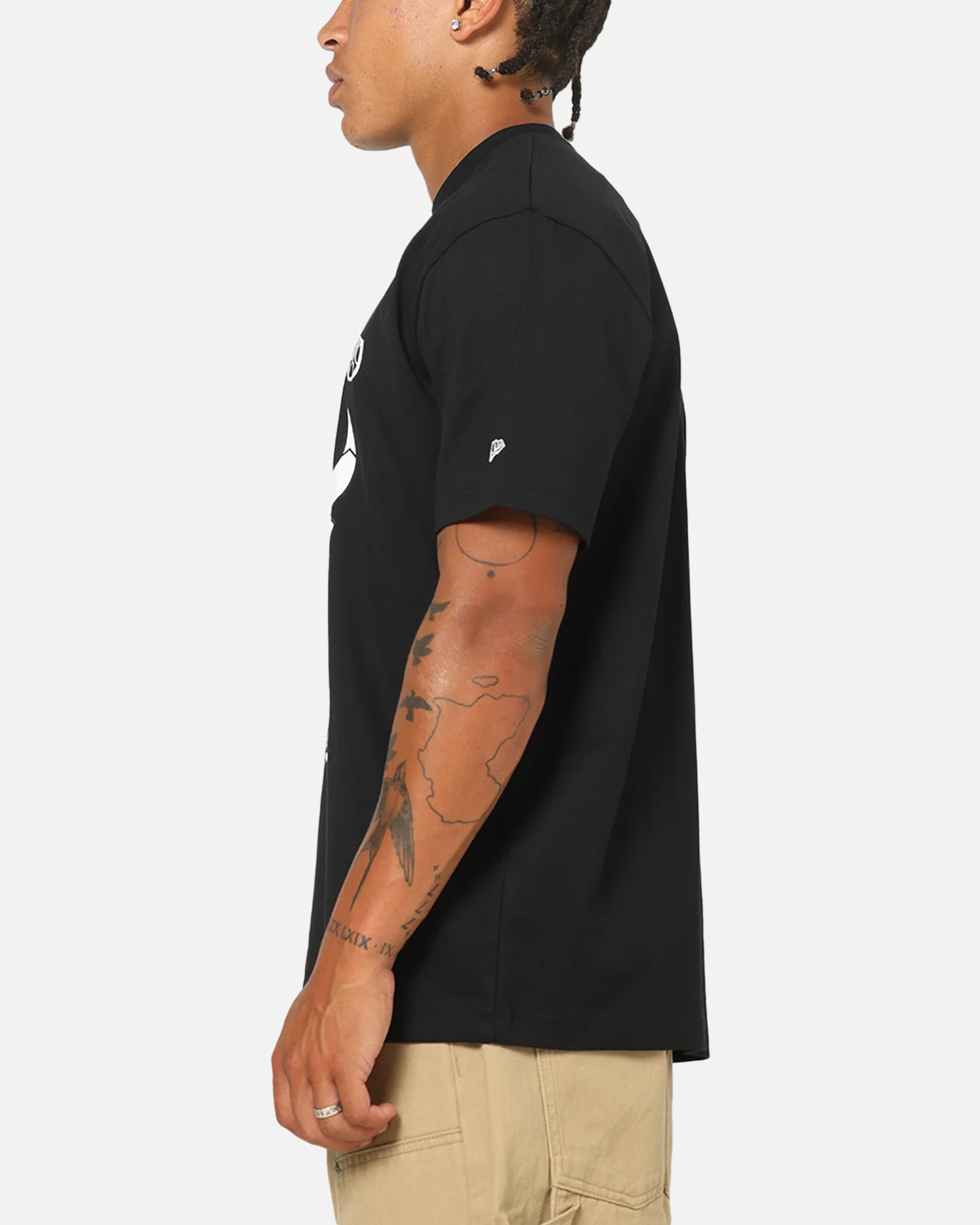 New Era Chicago Bulls Gothic Oversized T-Shirt Black - Image 5