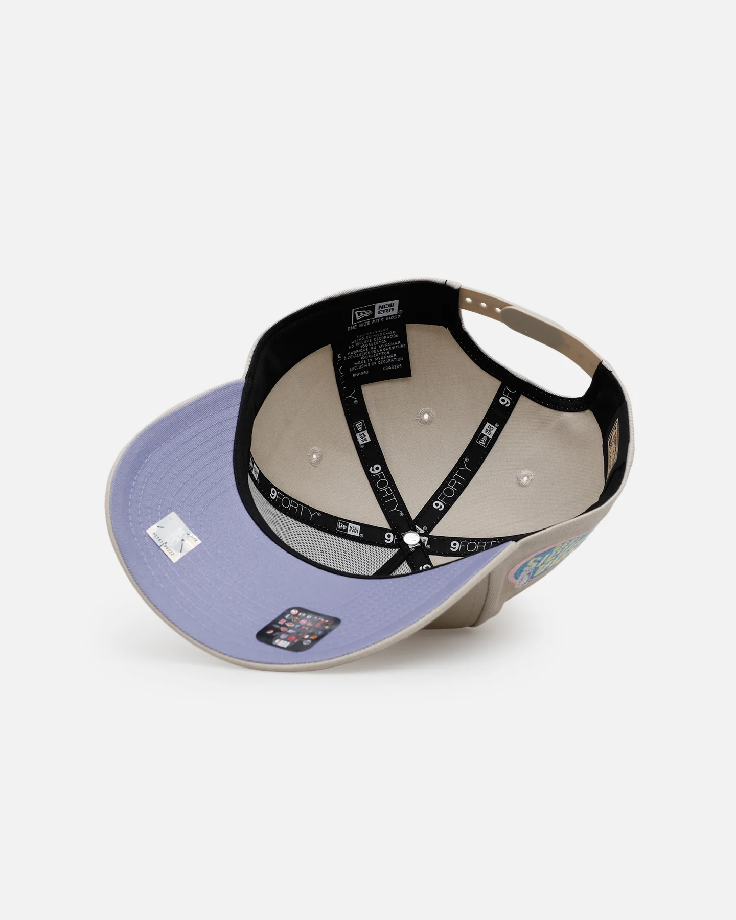 New Era Chicago Bulls 'Pastel 2.0' 9FORTY A-Frame Snapback Stone - Image 6