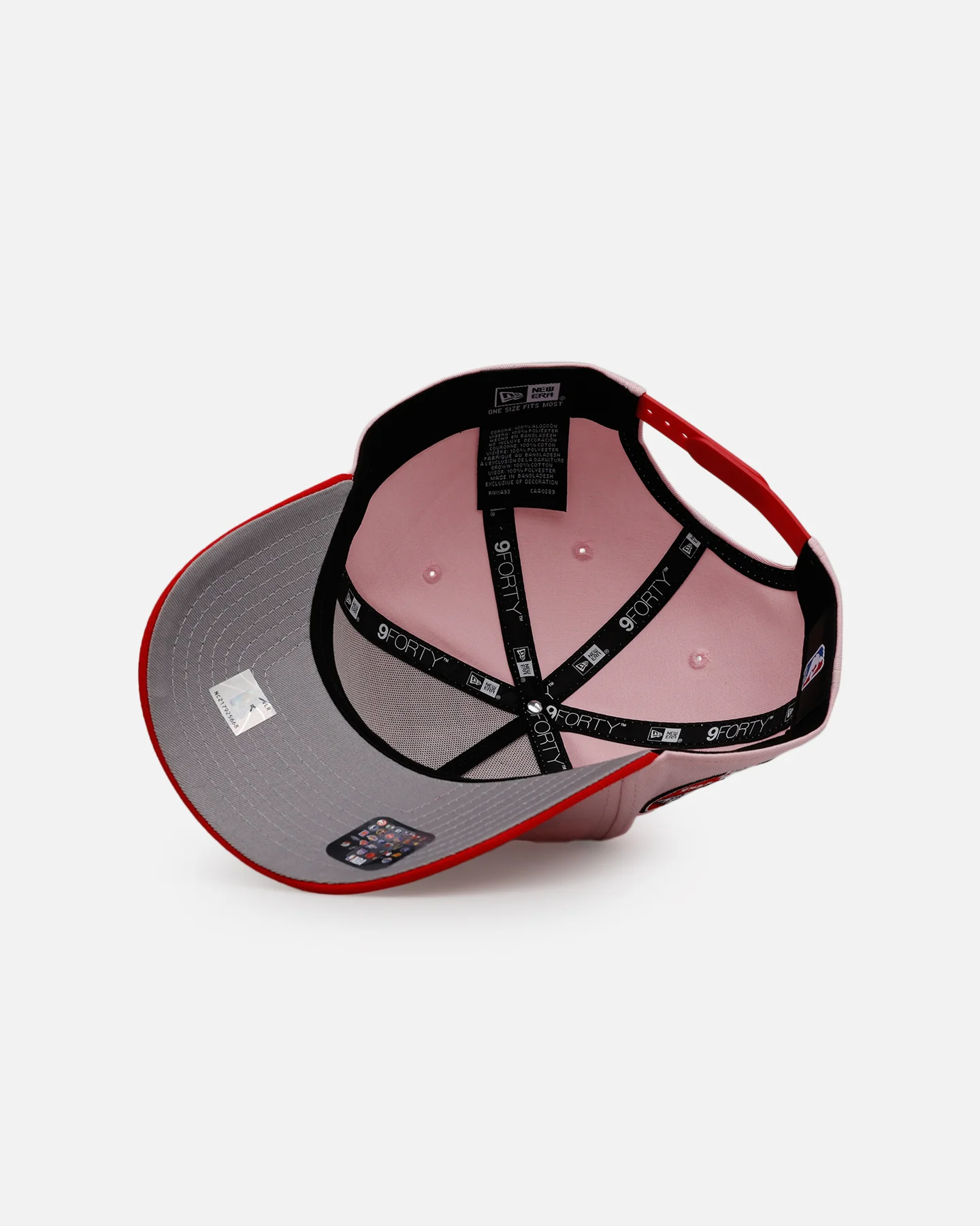 New Era Chicago Bulls 'Pink Crown' 9FORTY A-Frame Snapback Pink - Image 6