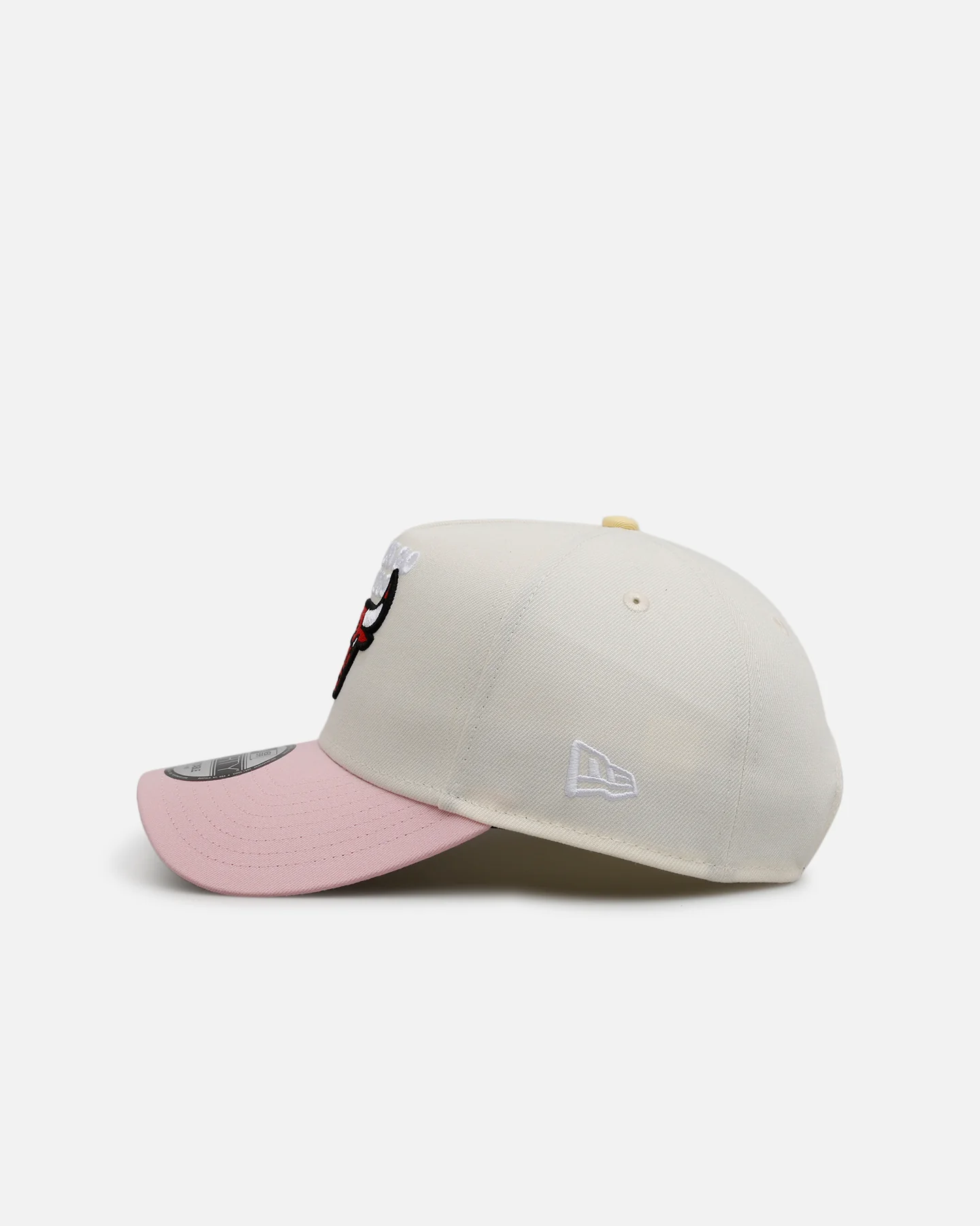 New Era Chicago Bulls 'Pink Lemonade' 9FORTY A-Frame Snapback Pink/Yellow - Image 4