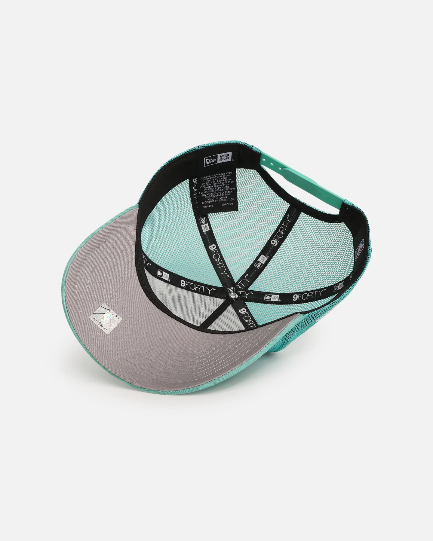 New Era Chicago Bulls 'Polychromatic Mesh' 9FORTY A-Frame Snapback Mint - Image 6