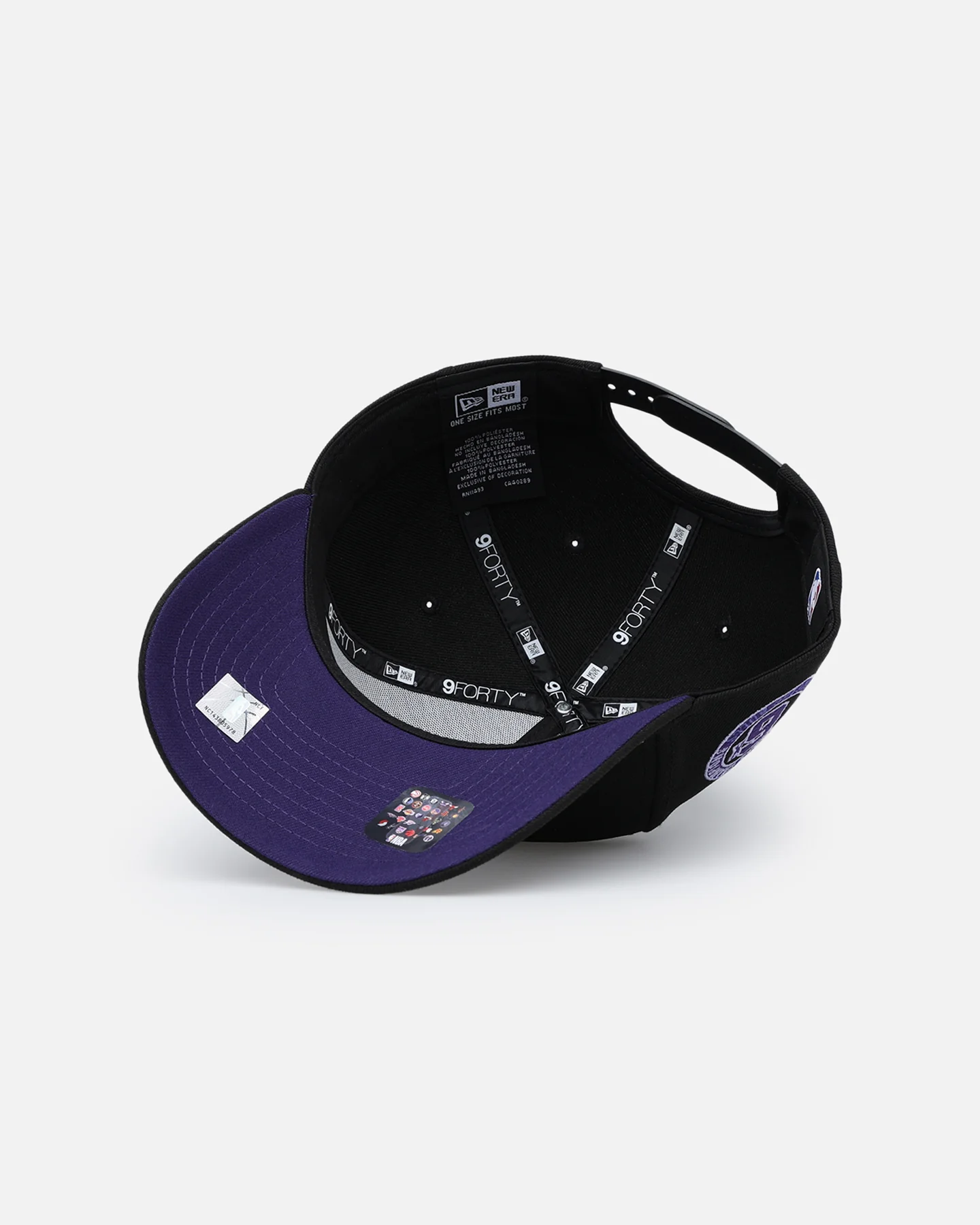 New Era Chicago Bulls 'Purple Haze' 9FORTY A-Frame Snapback Black/Purple - Image 6