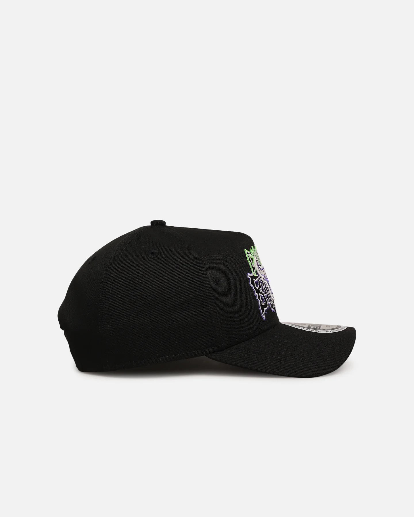 New Era Chicago Bulls 'Spooky Script' 9FORTY A-Frame Snapback Black/Green/Purple - Image 3