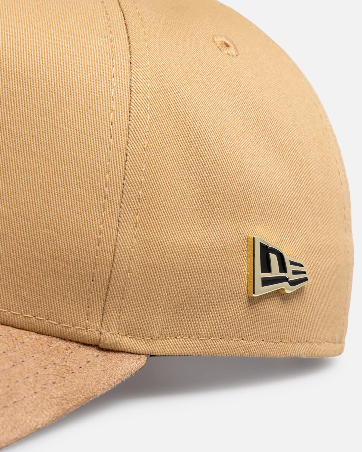 New Era Chicago Bulls 'Suede Visor' 9FORTY A-Frame Snapback Bronze - Image 7